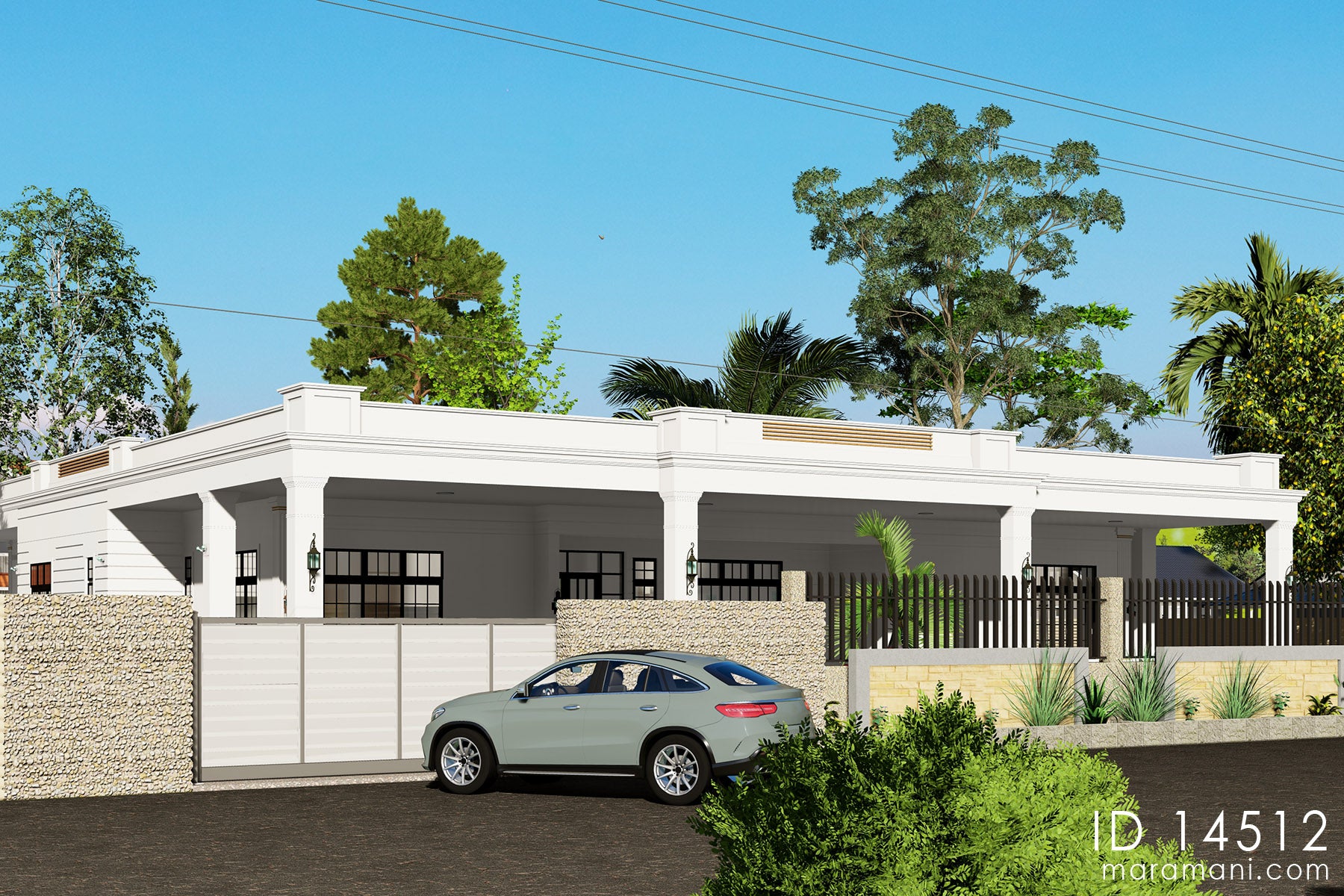 Spacious 4-Bedroom 5 Bathrooms House Plan - ID 14512