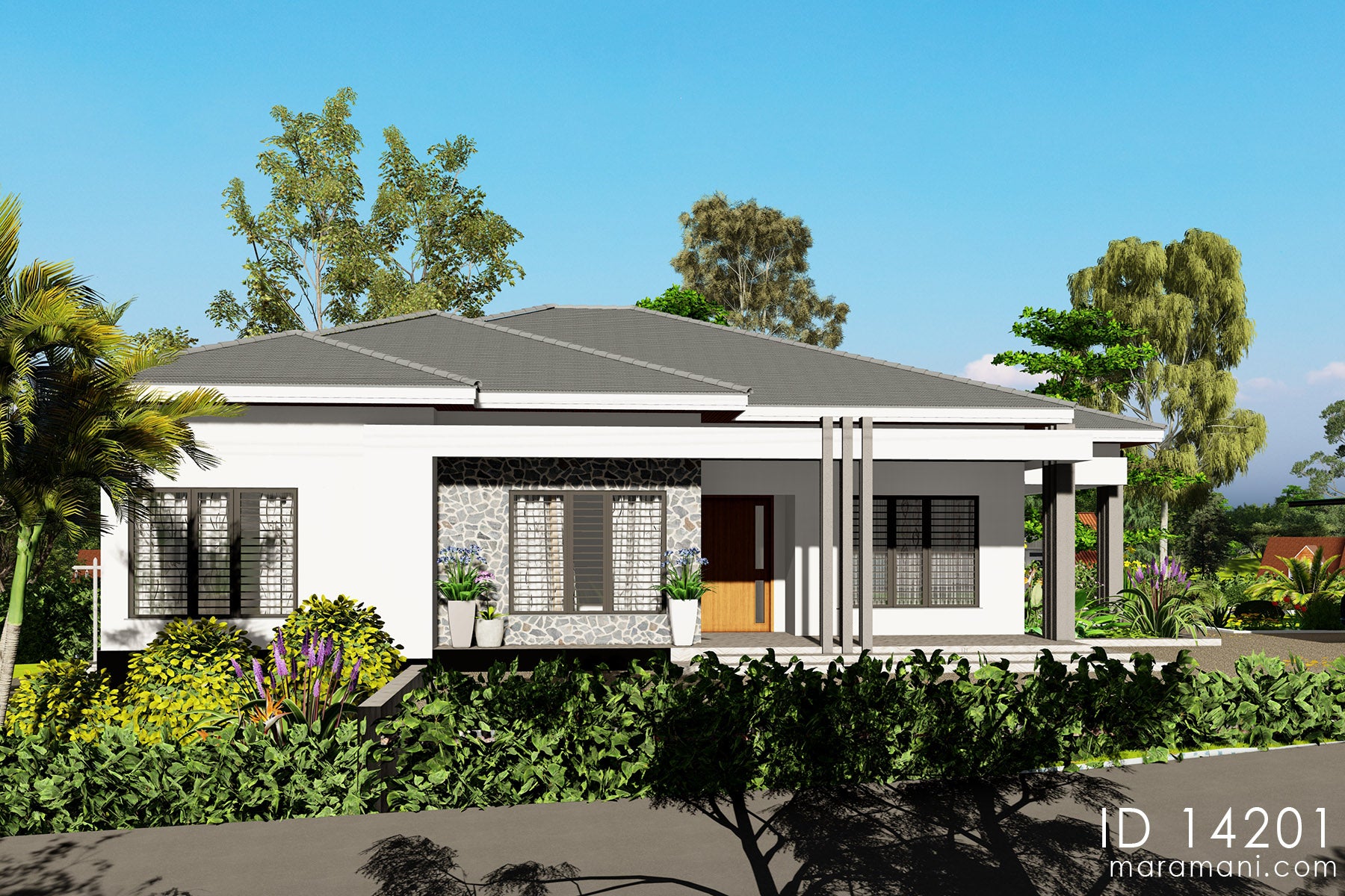 4 Spacious Bedrooms Bathrooms - ID 14201