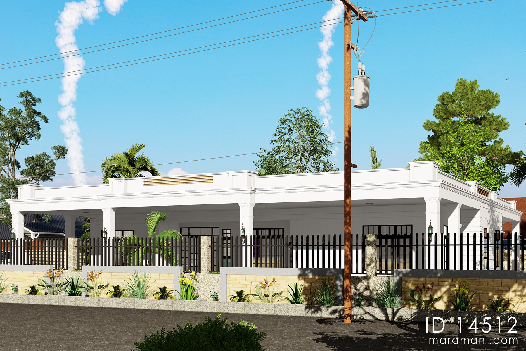 Spacious 4-Bedroom 5 Bathrooms House Plan - ID 14512