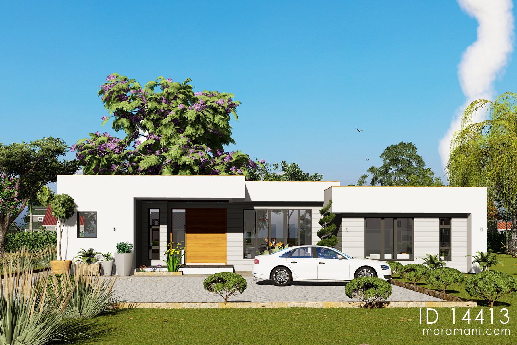 Spacious 4-Bedroom 4-Bathroom House Plan -ID 14413