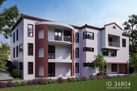 Modern 6 bedroom mansion - ID 36804 - House plans by Maramani