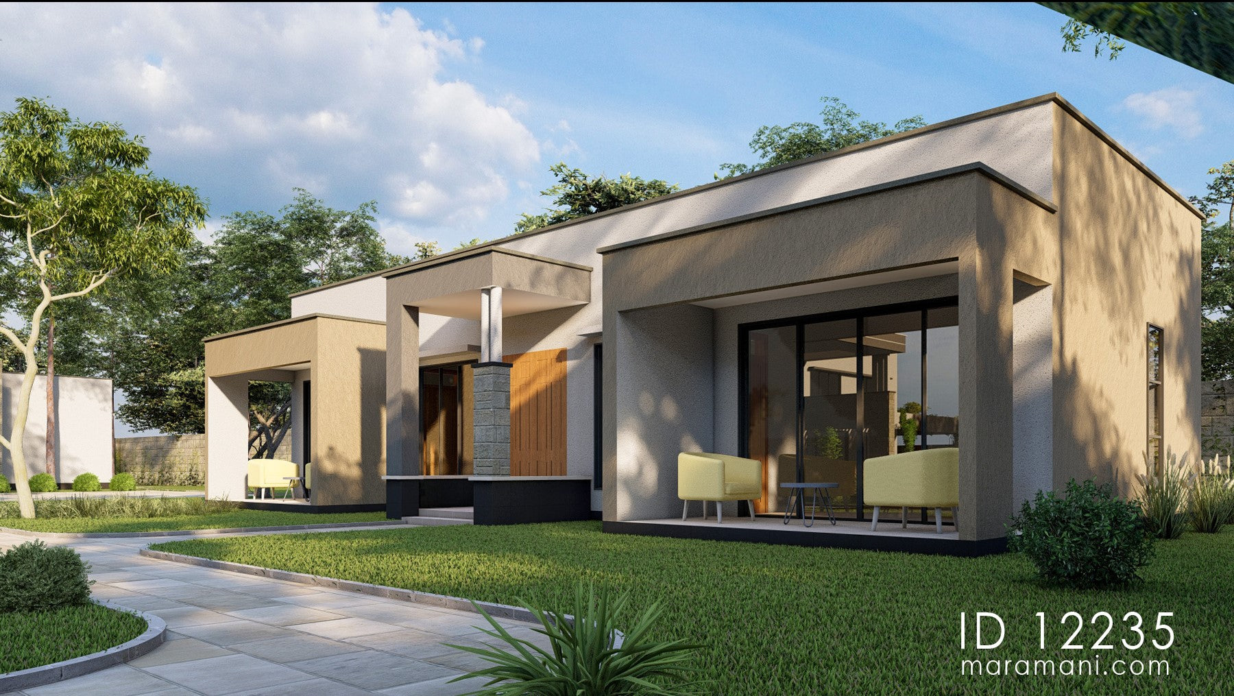 Modern Guest House Plan - ID 12235