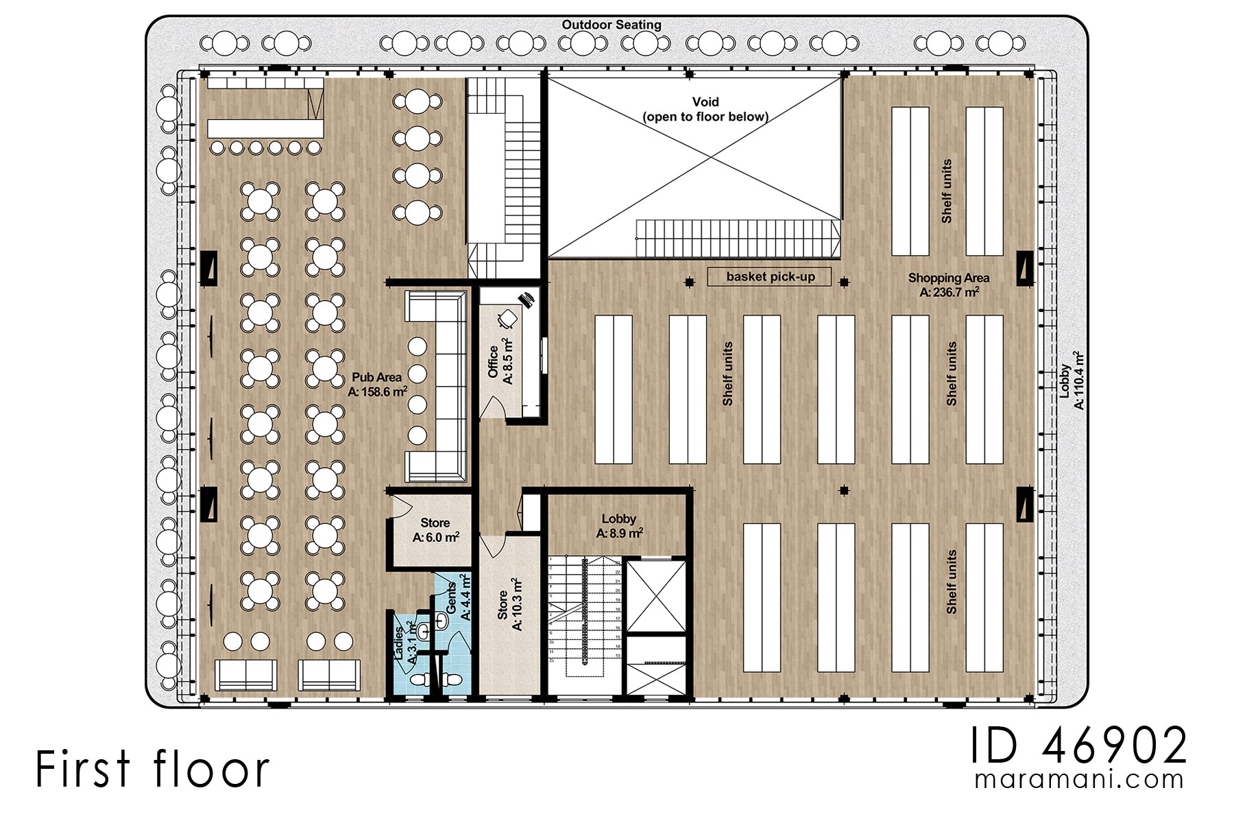 Modern Multipurpose commercial building - ID 46902