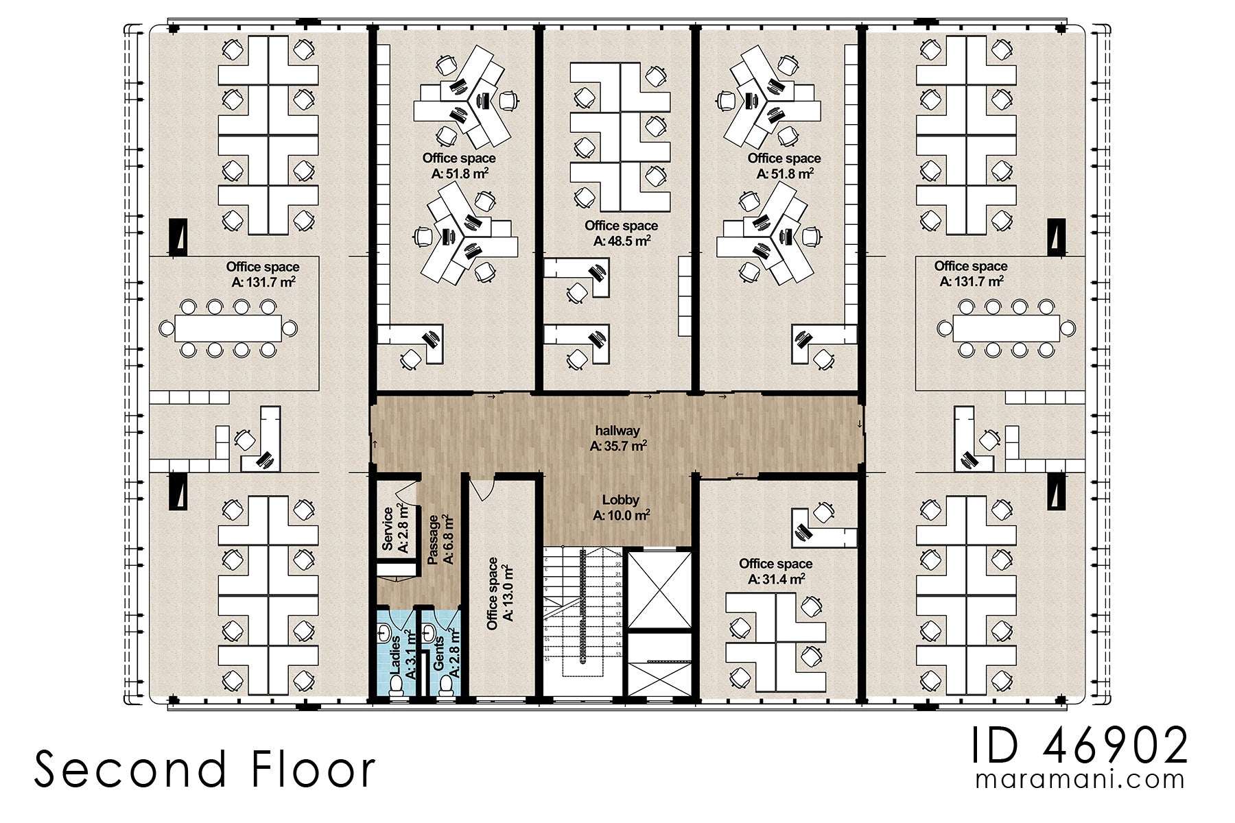 Modern Multipurpose commercial building - ID 46902