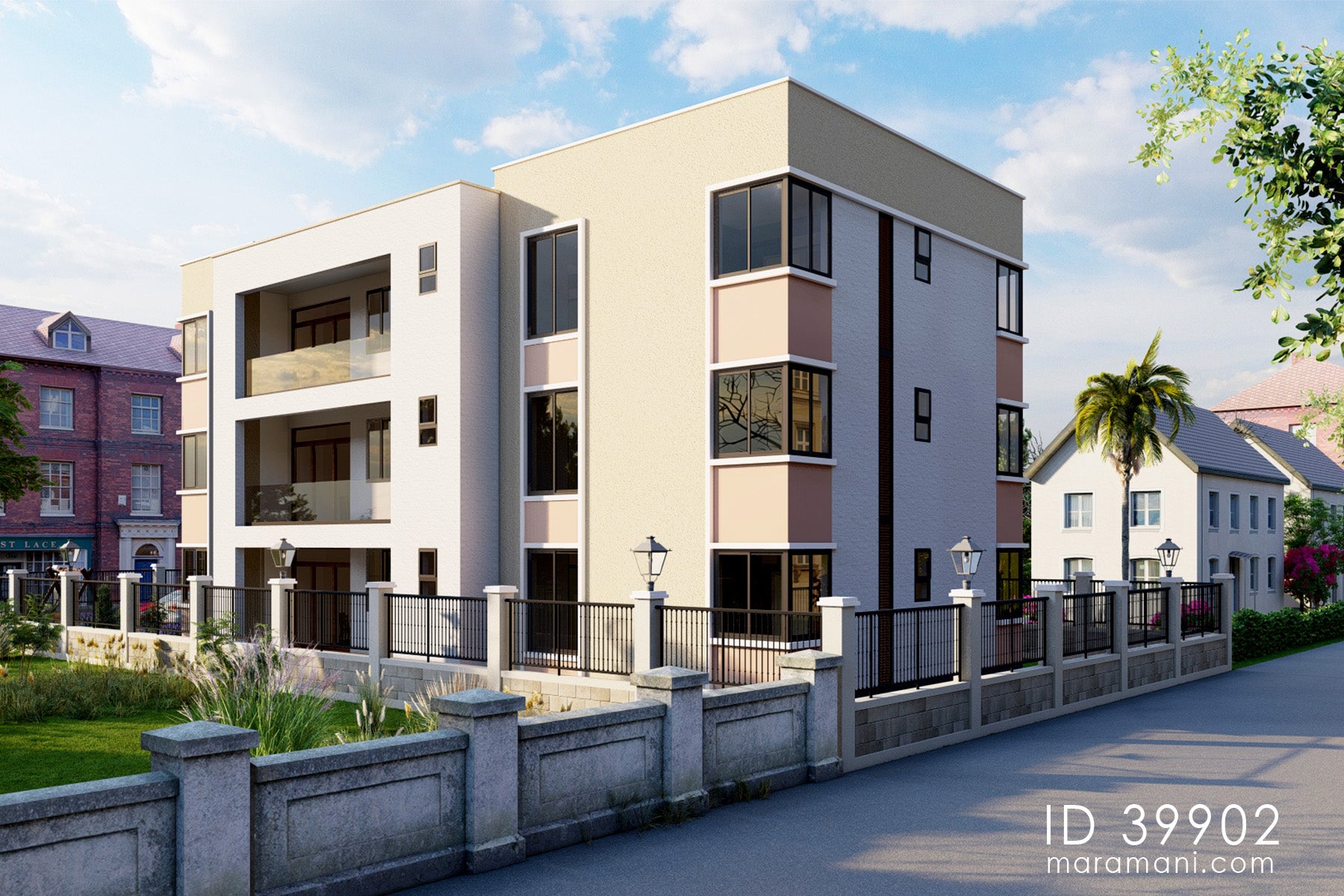 Rental Apartment House Plan - ID 39902
