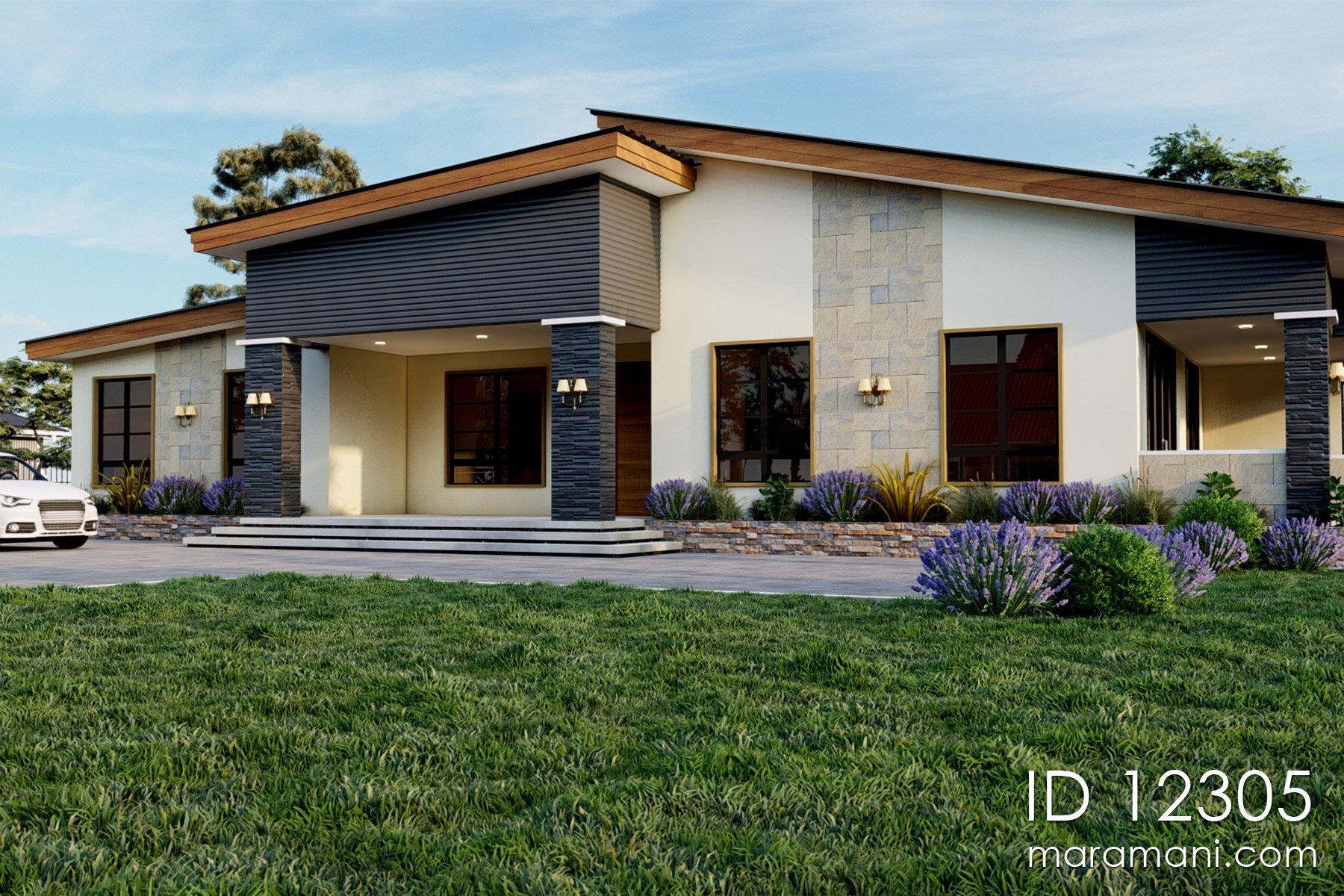 2 bedroom house design - ID 12305