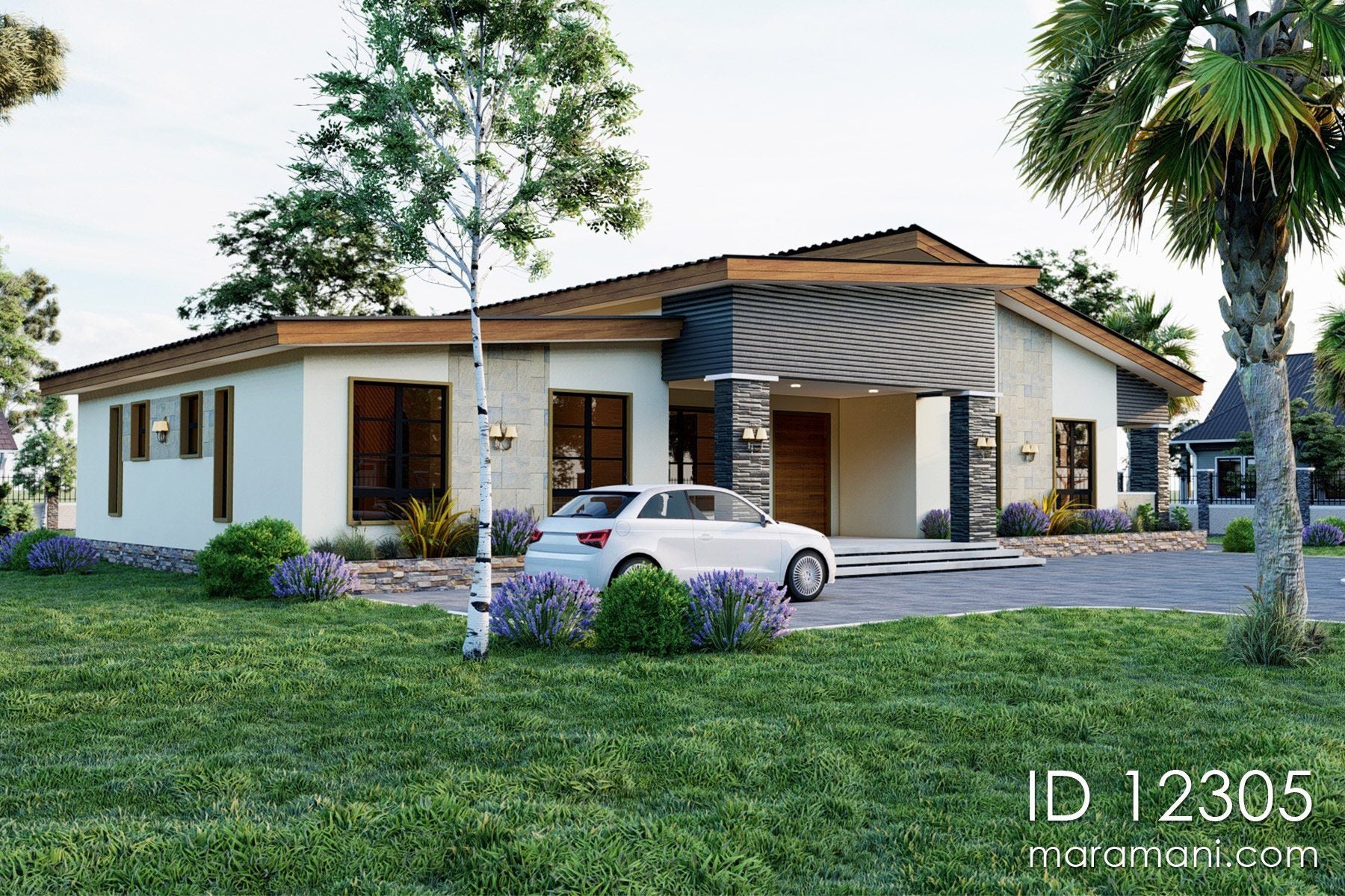 2 bedroom house design - ID 12305