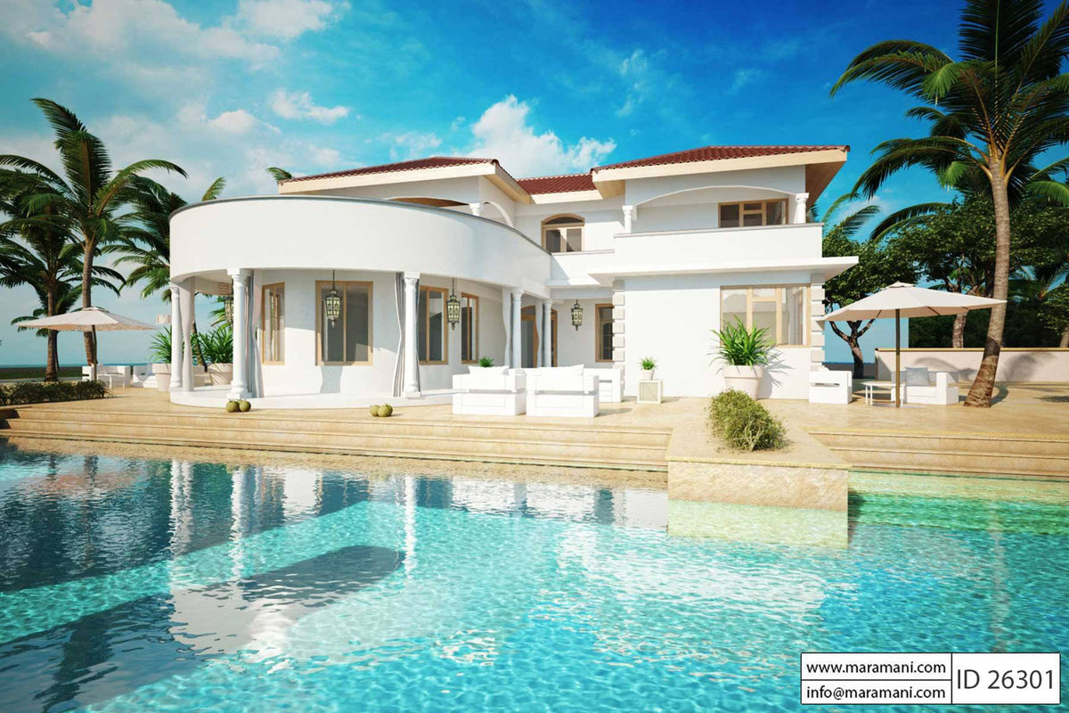 Luxury Home Floor Plans Indoor Pool Luxury 2 Story Modern 5 Bedroom