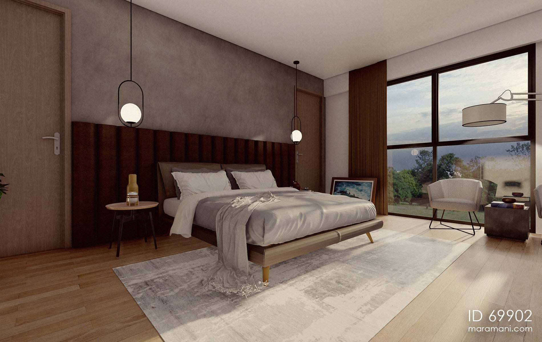 Modern Apartment building design - ID 69902