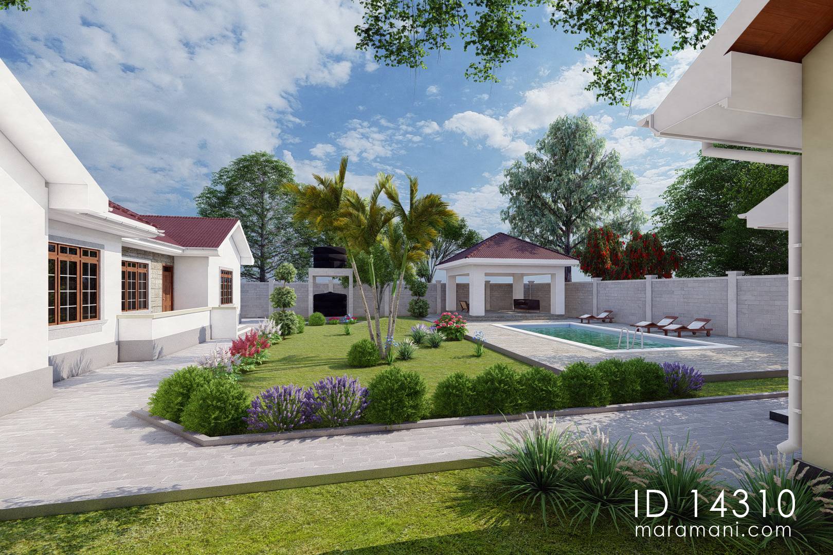 4 Bedroom House design - ID 14310