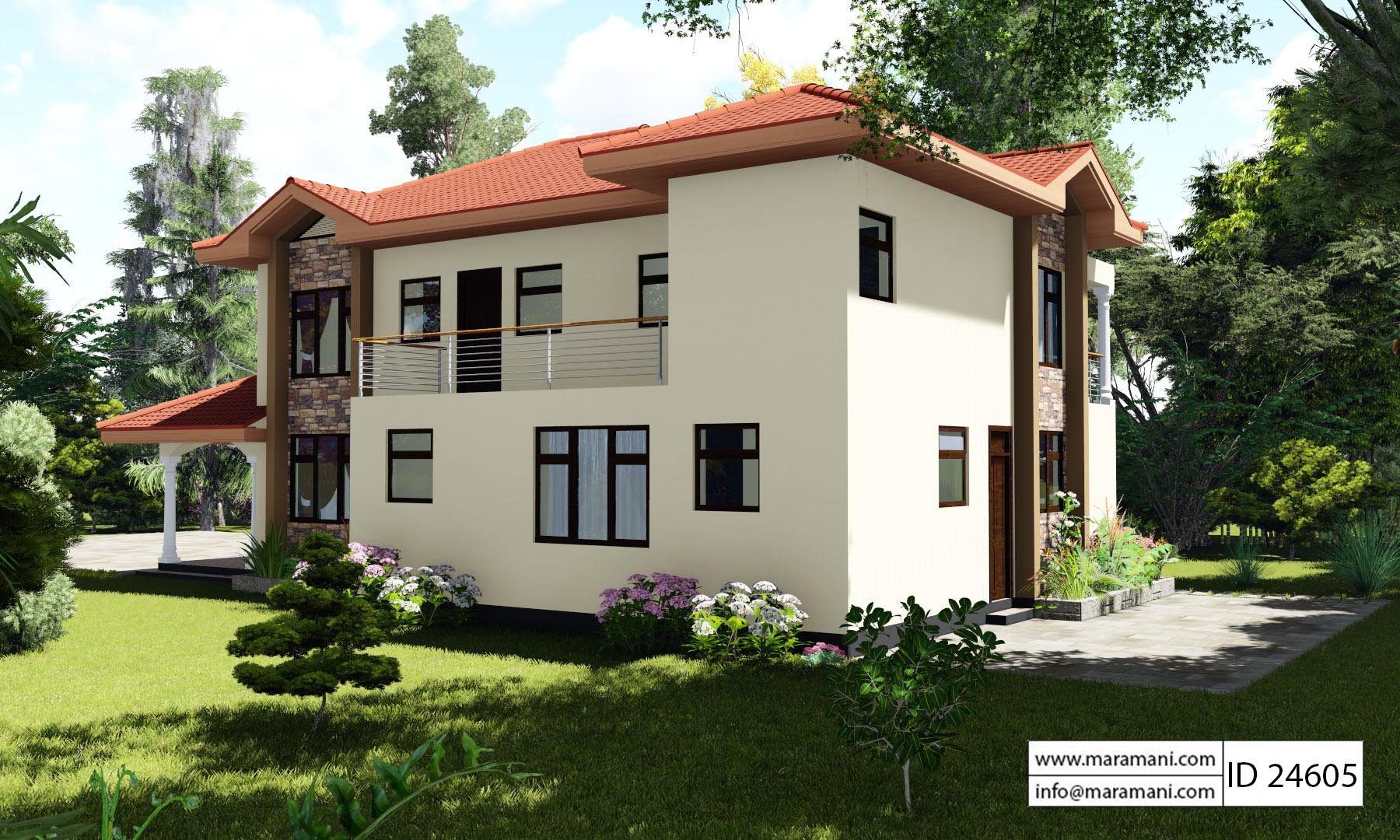 4 -Bedroom House Plan - ID 24605