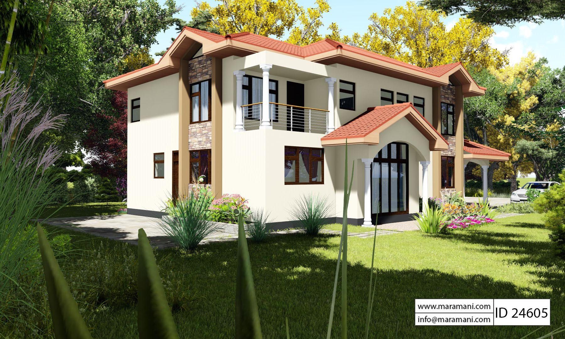 4 -Bedroom House Plan - ID 24605