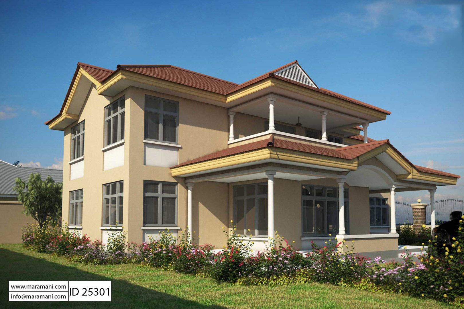 5 Bedroom House Plan - ID 25301