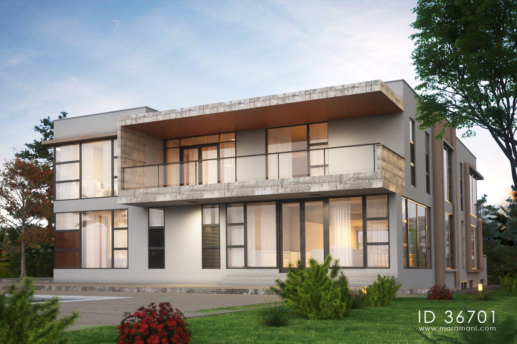 6 bedrooms mansion with basement garage - ID 36701