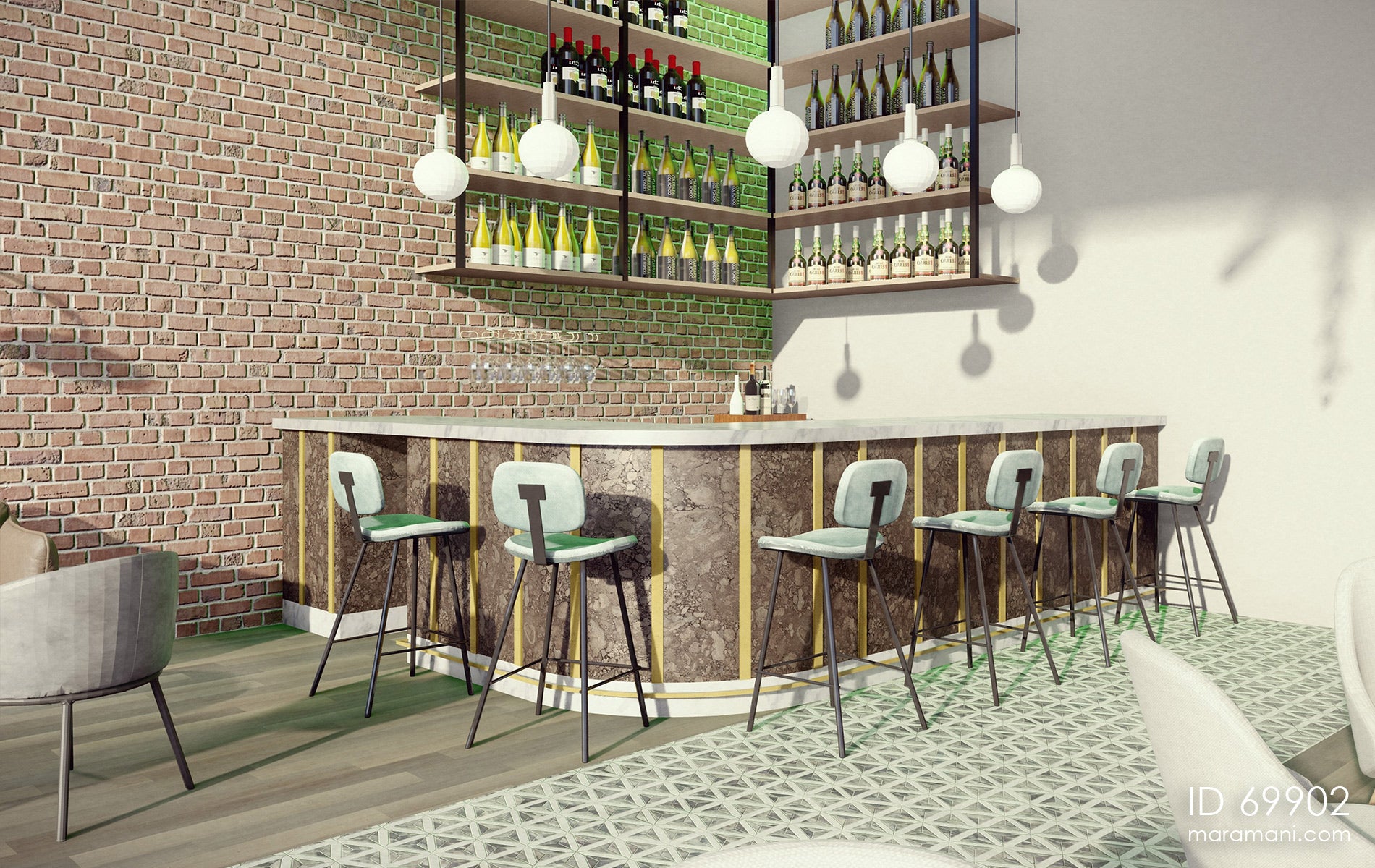 Modern Apartment building design - ID 69902