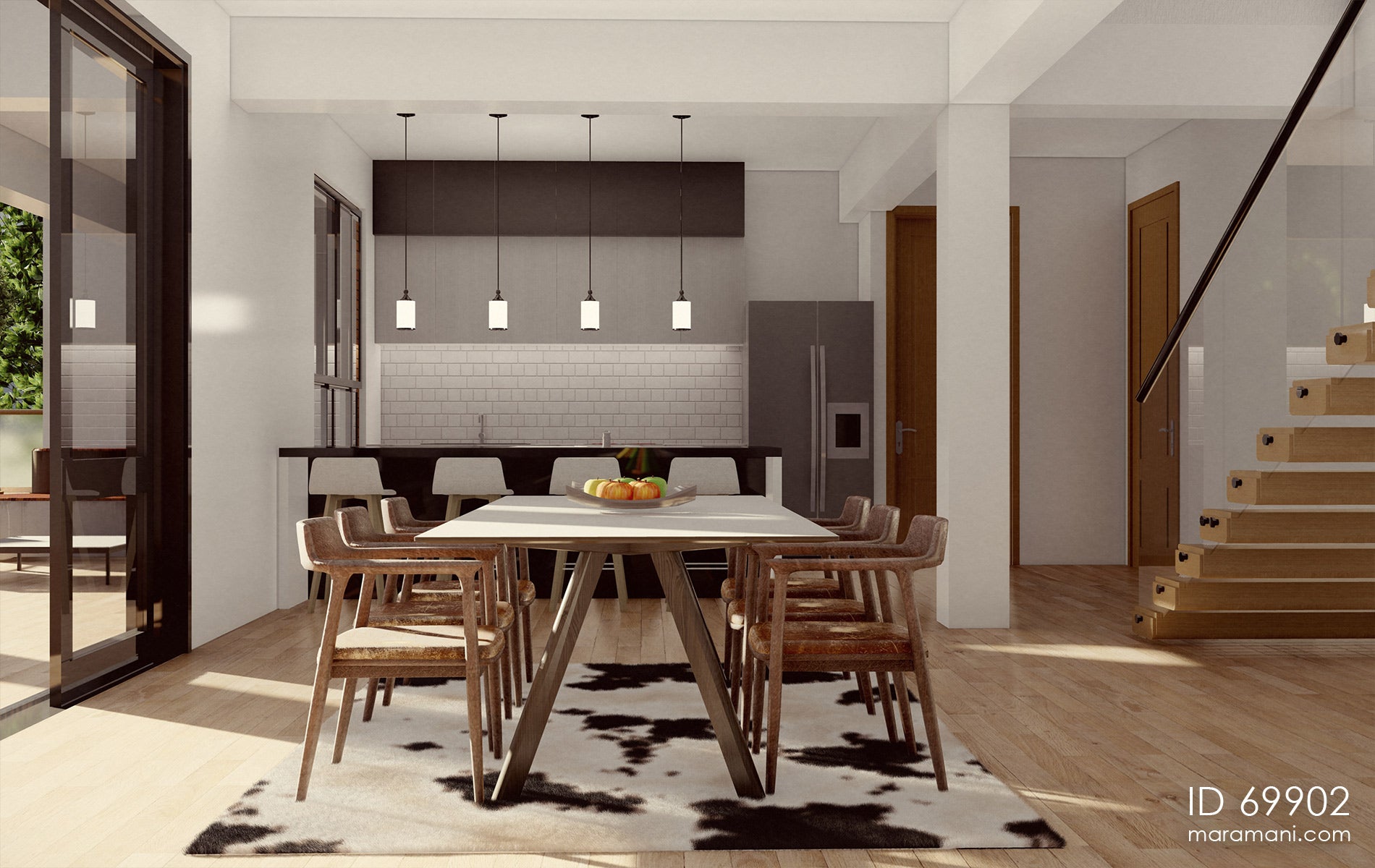 Modern Apartment building design - ID 69902