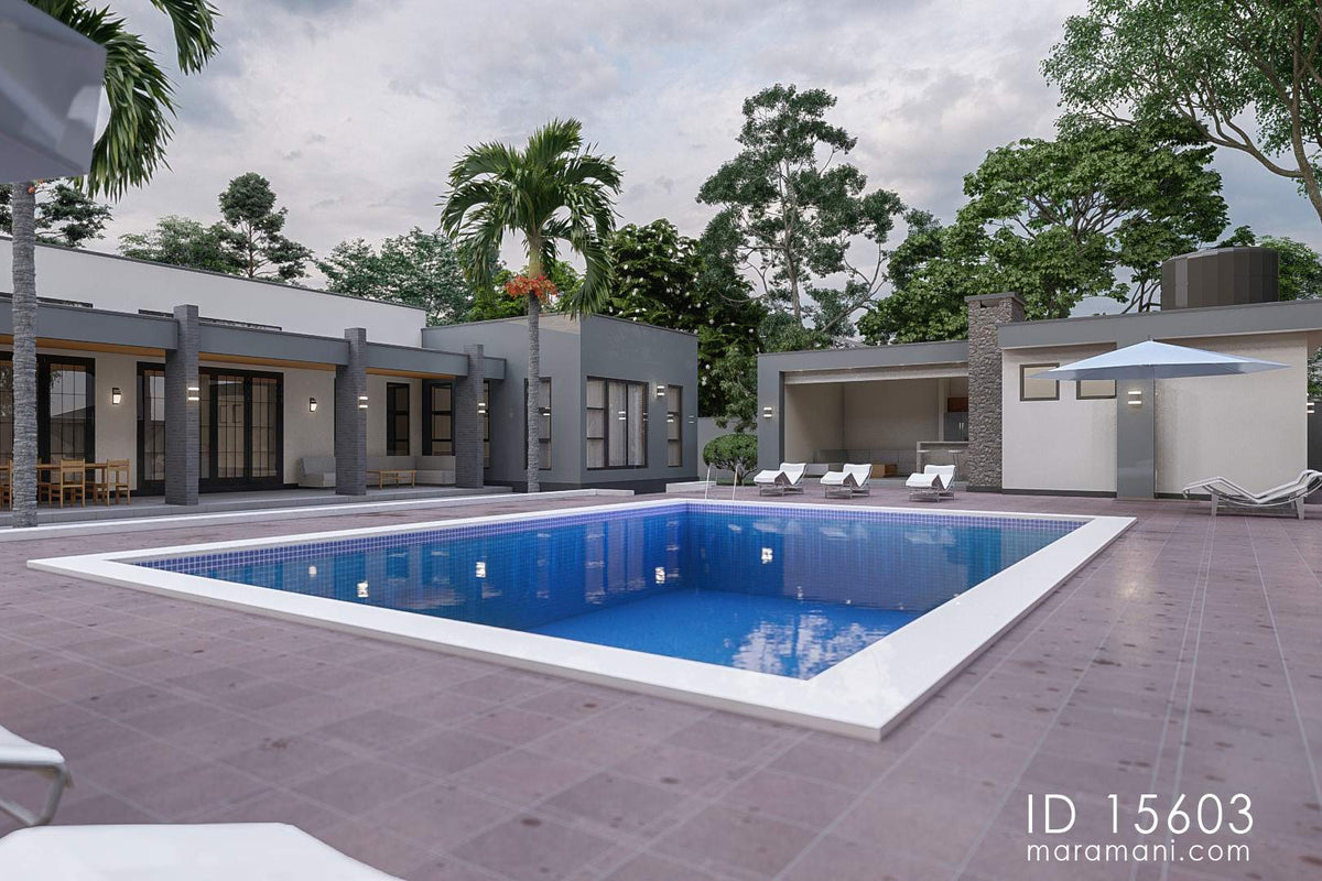 5 Bedroom House With Swimming Pool Modern 5 Bedroom House W/ Outdoor