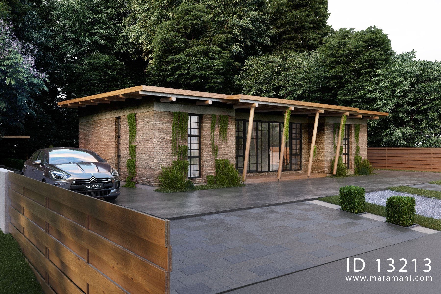 3 bedroom Building Plan - ID 13213