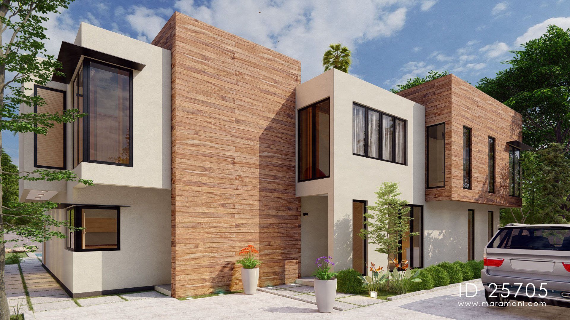 Contemporary 5 bedrooms - ID 25705