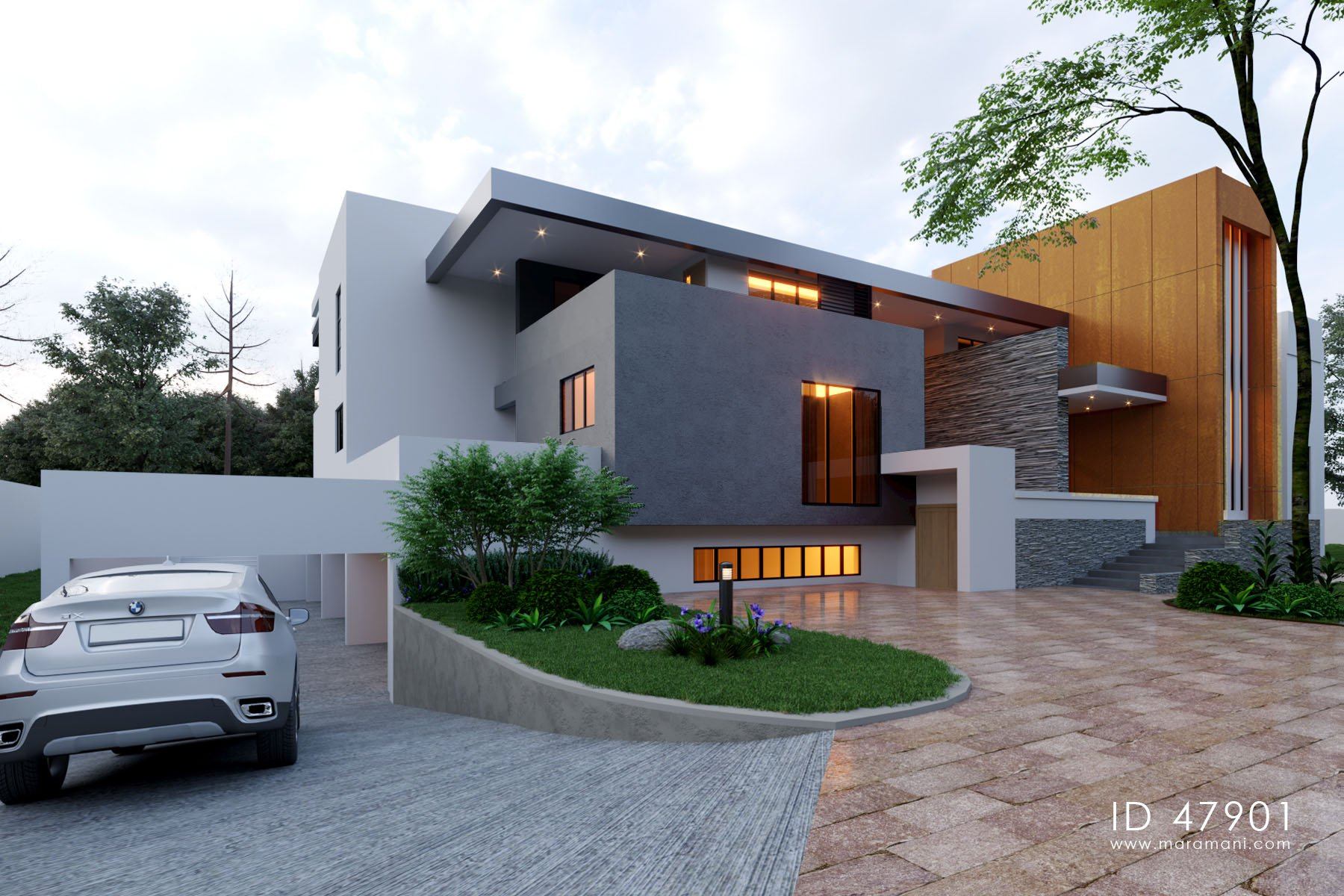 Contemporary mega mansion - ID 47901