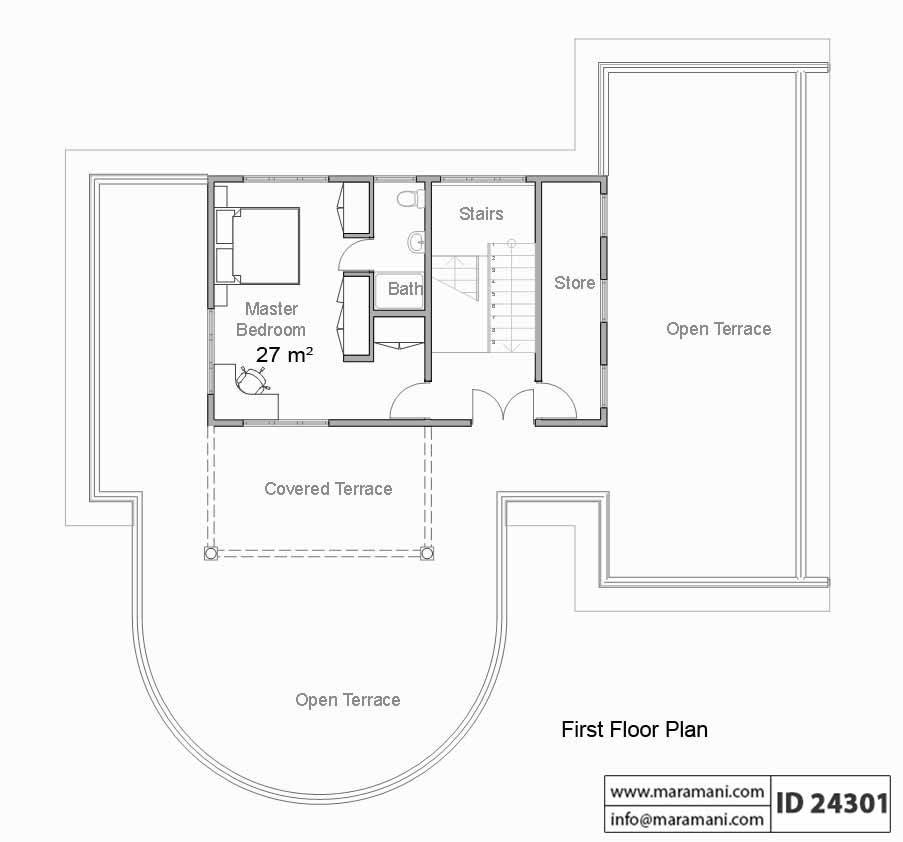 4 Bedroom House Plan - ID 24301