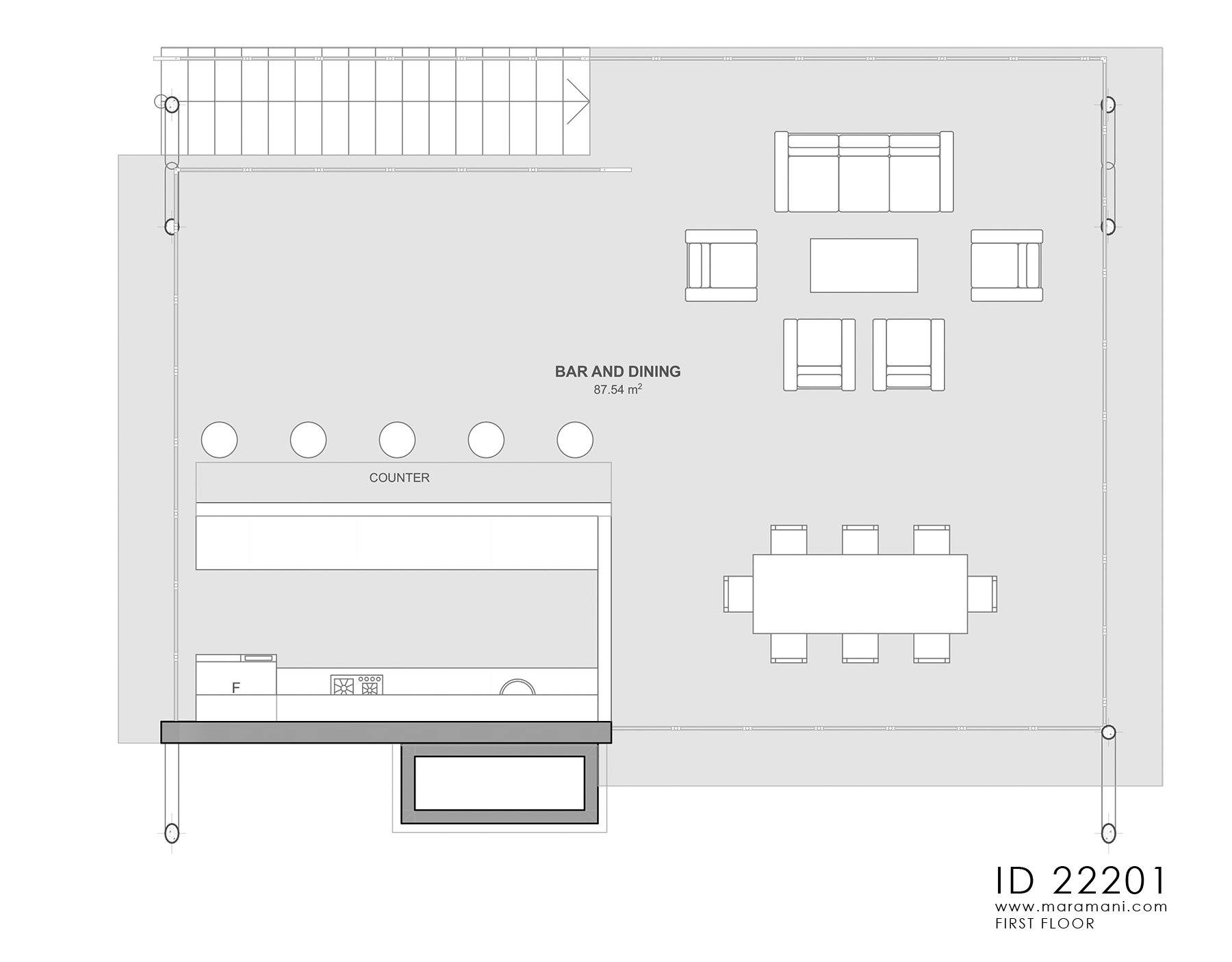Pool house and gym - ID 22201