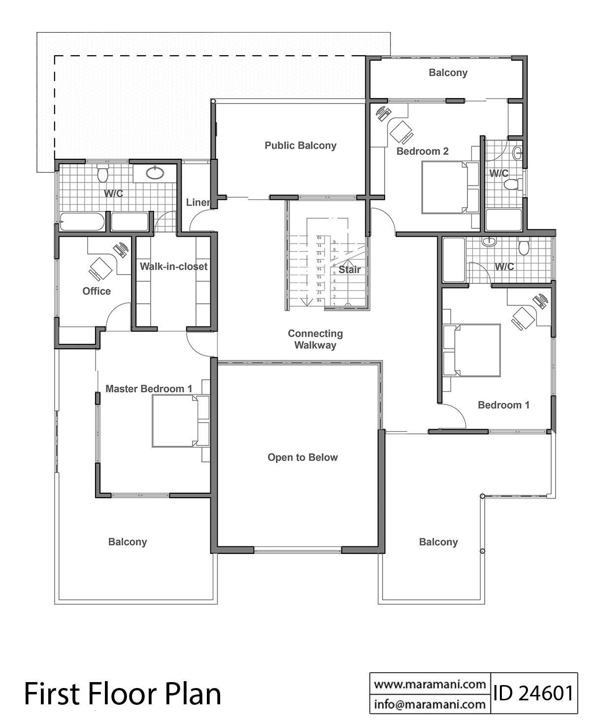 4 Bedroom House Plan - ID 24601