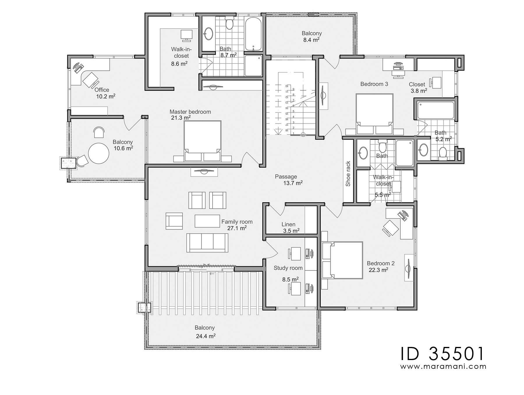 5 Bedroom with basement car park - ID 35501