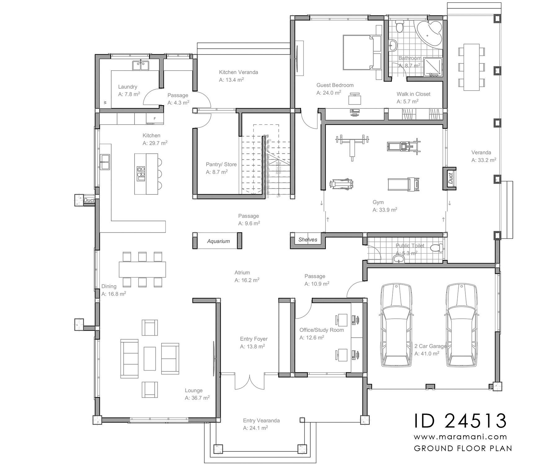 4 bedroom house with 2 car garage - ID 24513