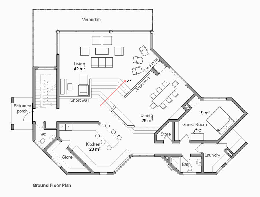 3 Bedroom House Plan - ID 23402