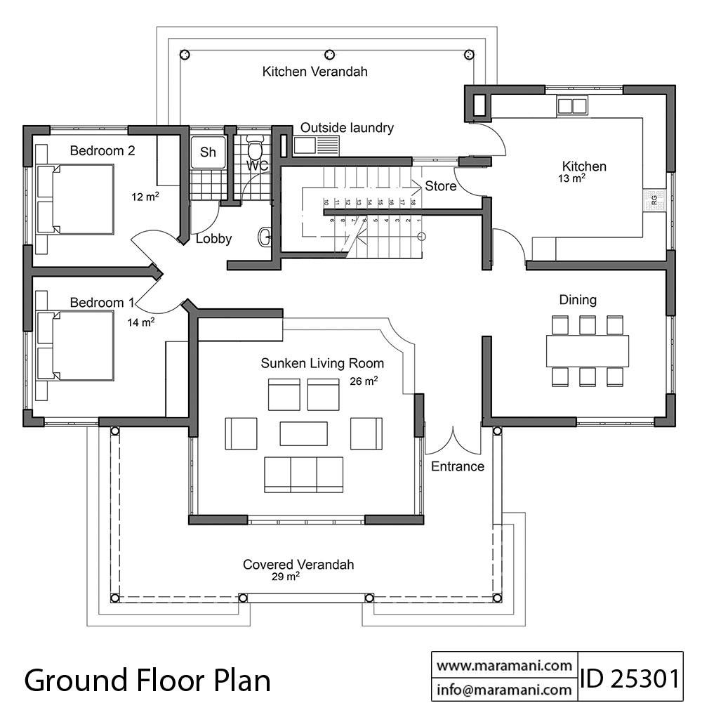 5 Bedroom House Plan - ID 25301
