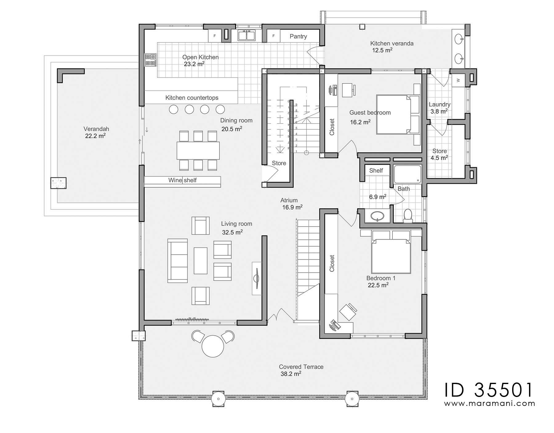 5 Bedroom with basement car park - ID 35501