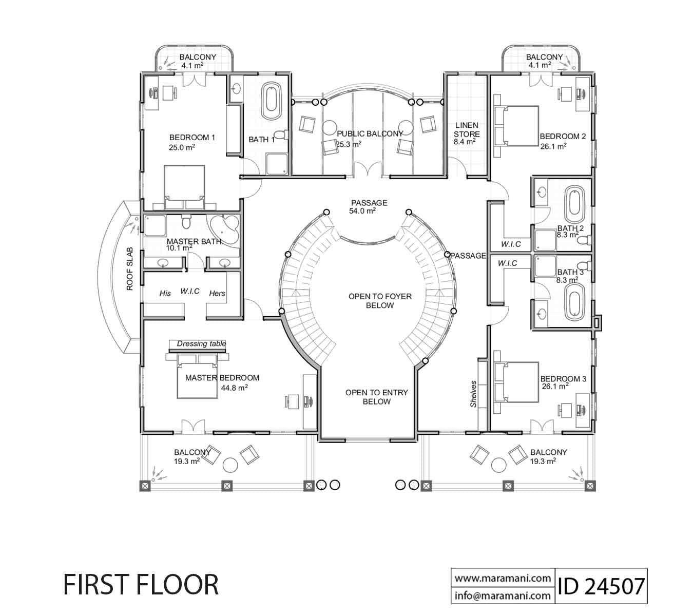 4 Bedroom House Plan - ID 24507