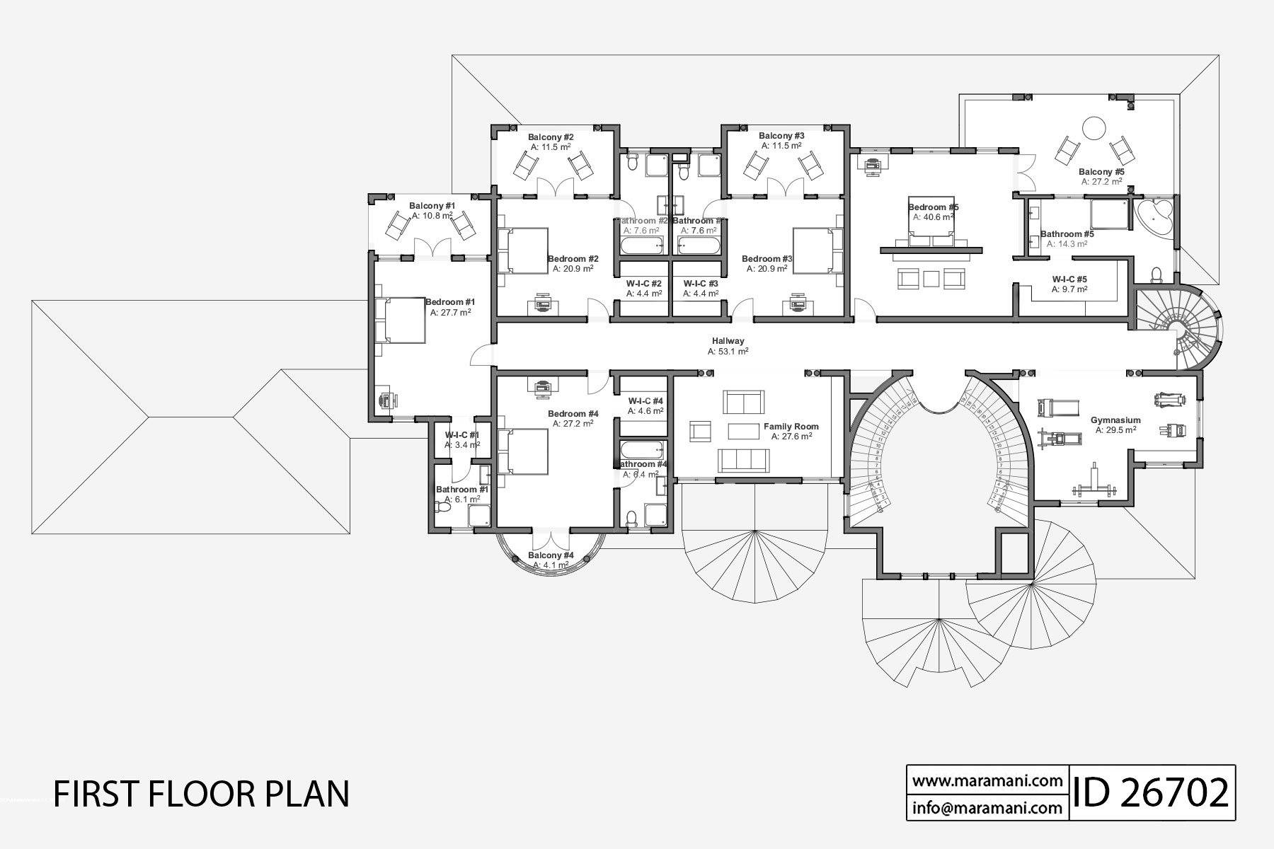 6 Bedroom House Plan - ID 26702