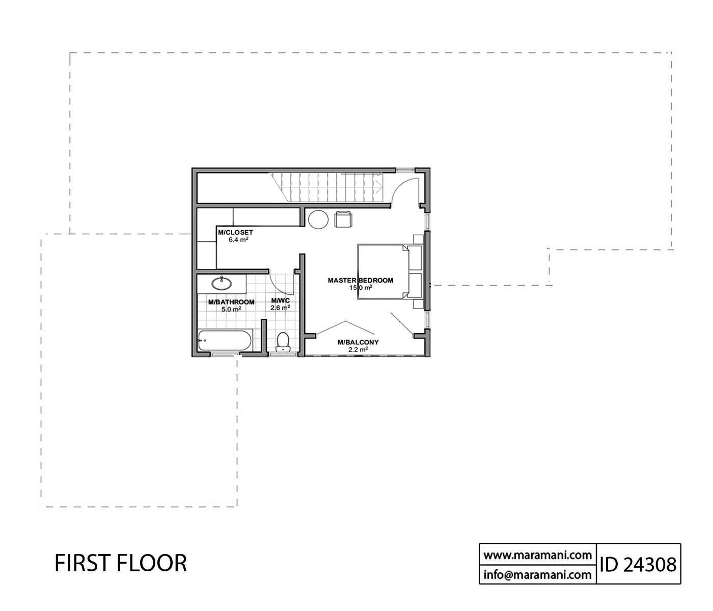 4 Bedroom House Plan - ID 24308
