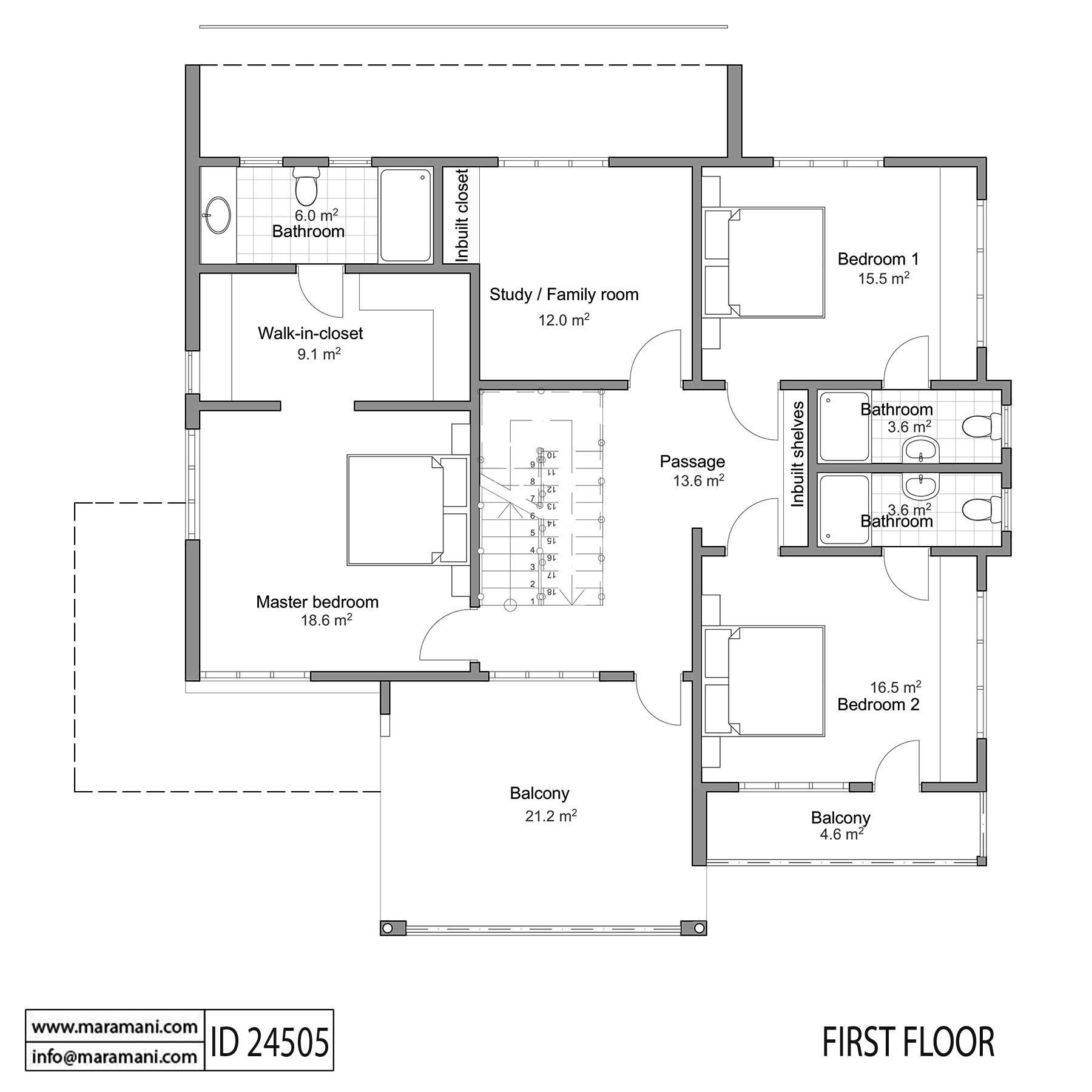 4 Bedroom House Plan - ID 24505