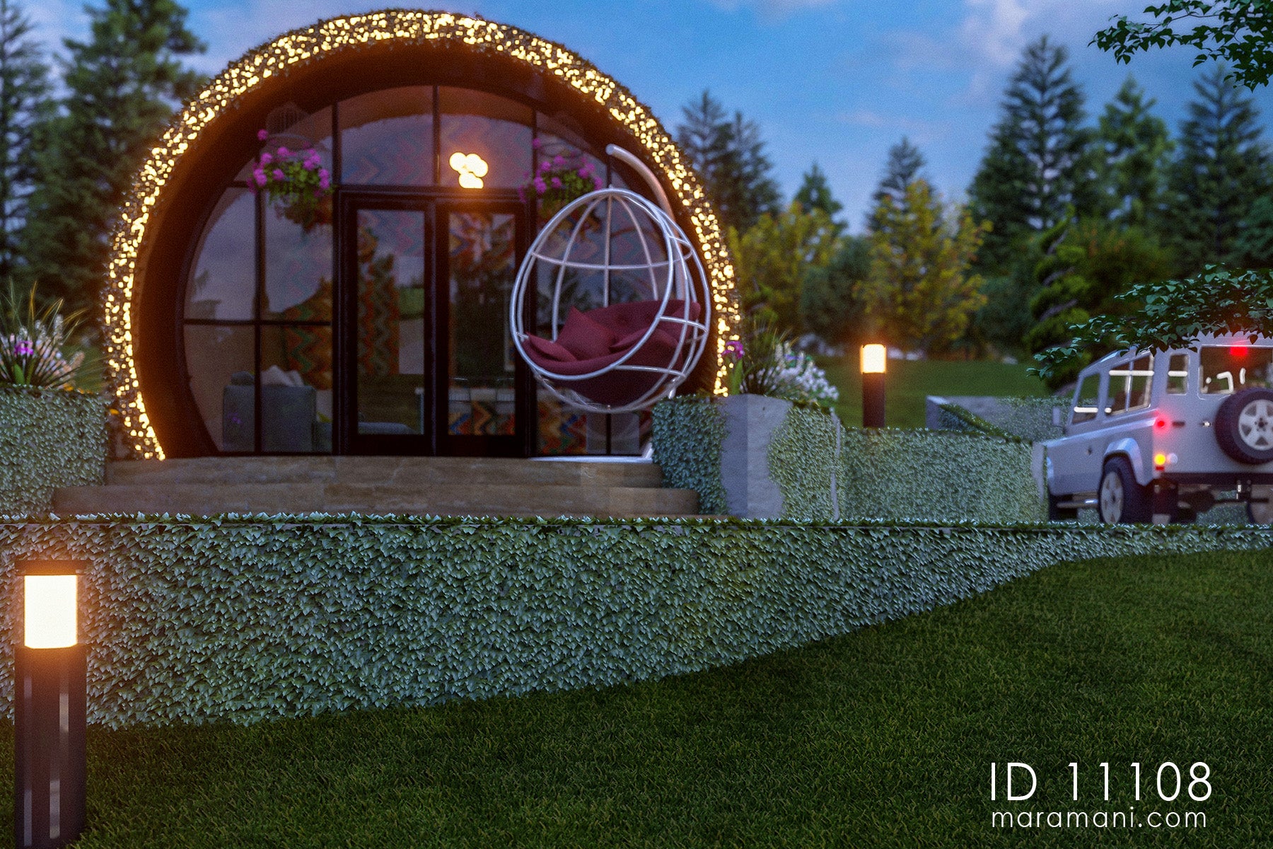 One Bedroom Bottle House - ID 11108