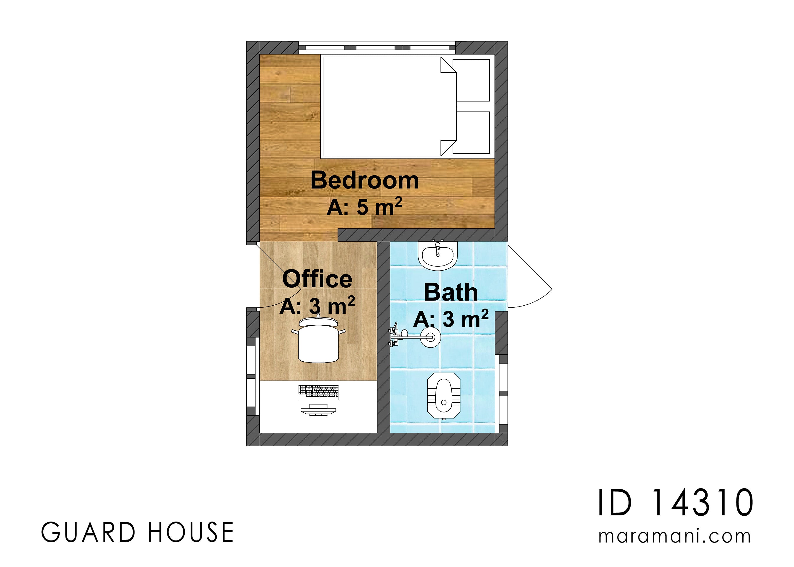 4 Bedroom House design - ID 14310
