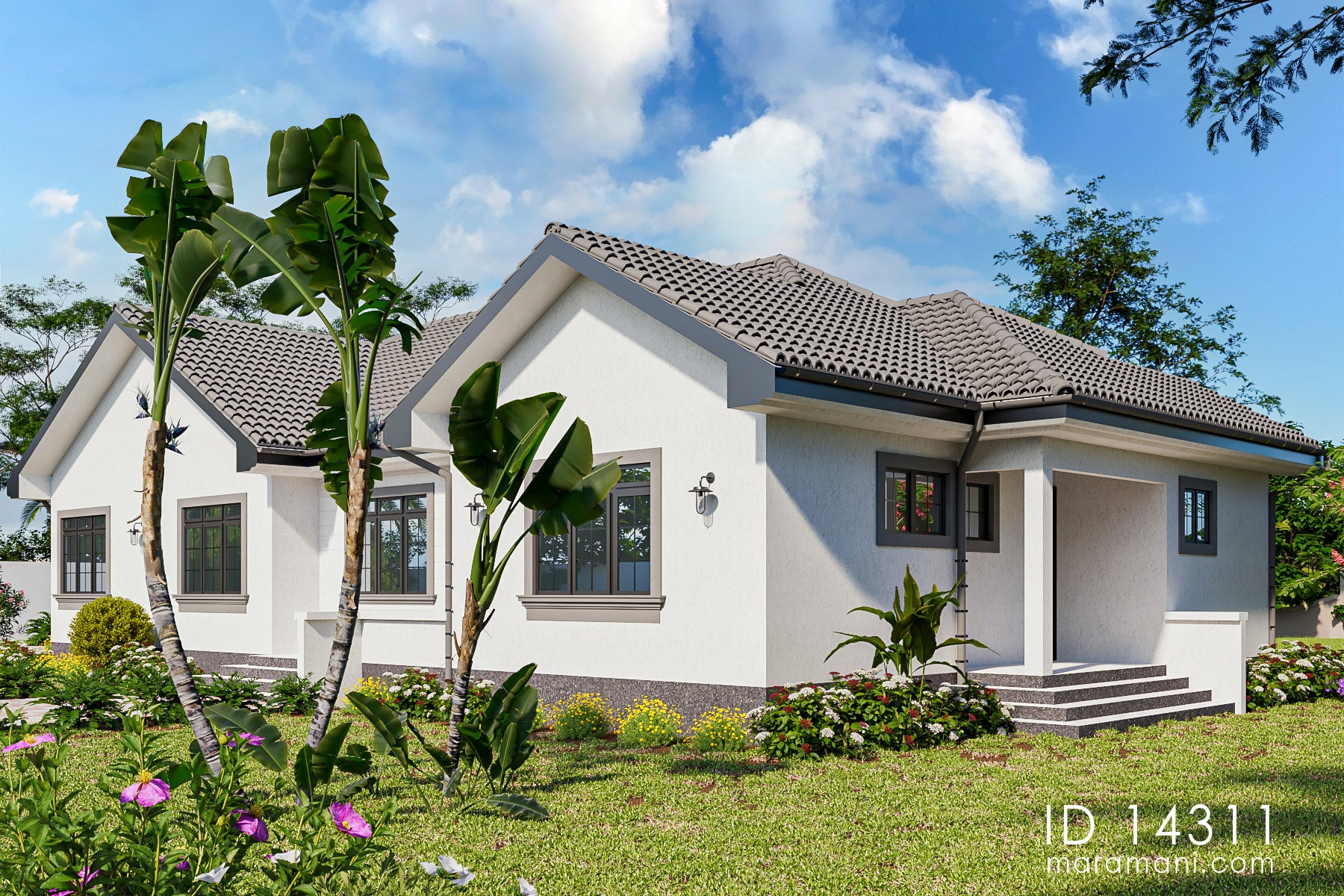 4 Bedroom Bungalow house - ID 14311