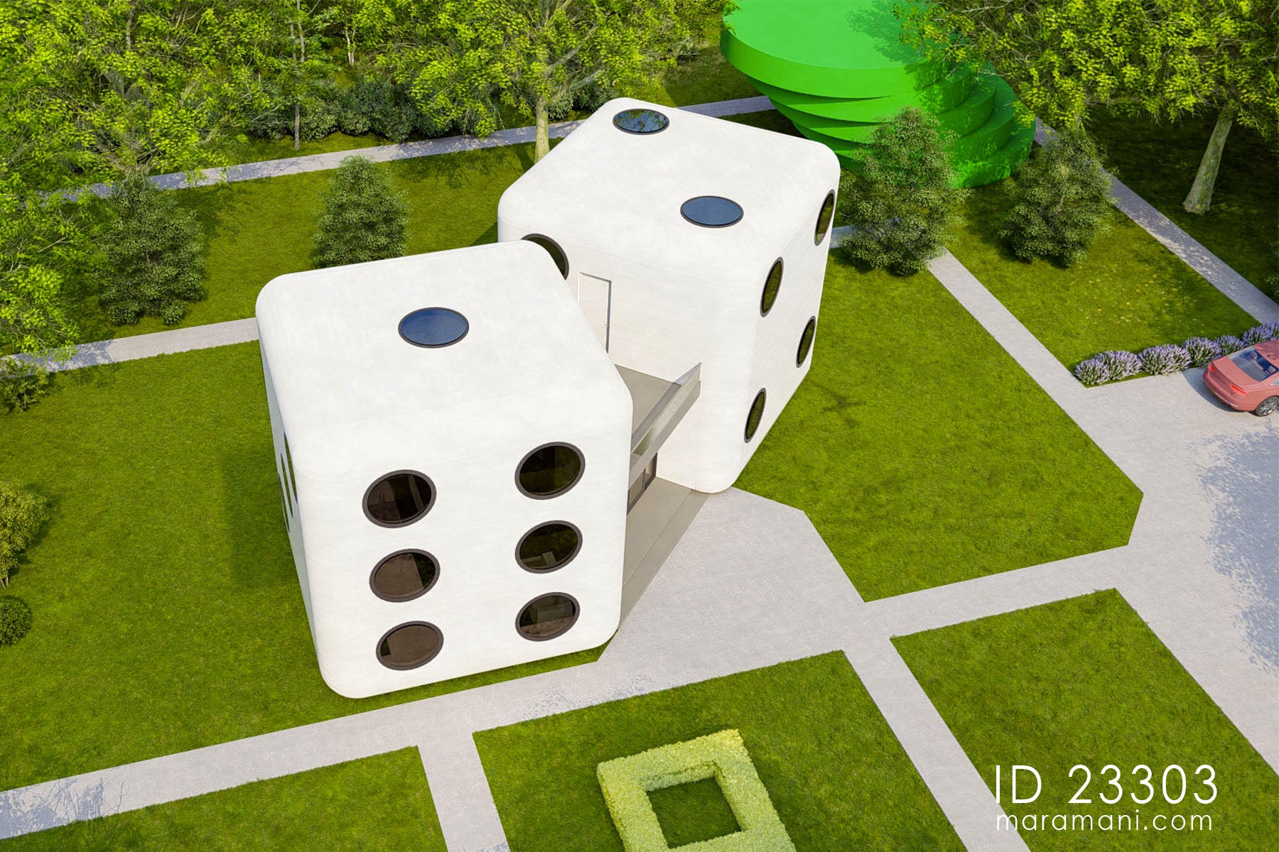 Three Bedroom Dice House - ID 23303