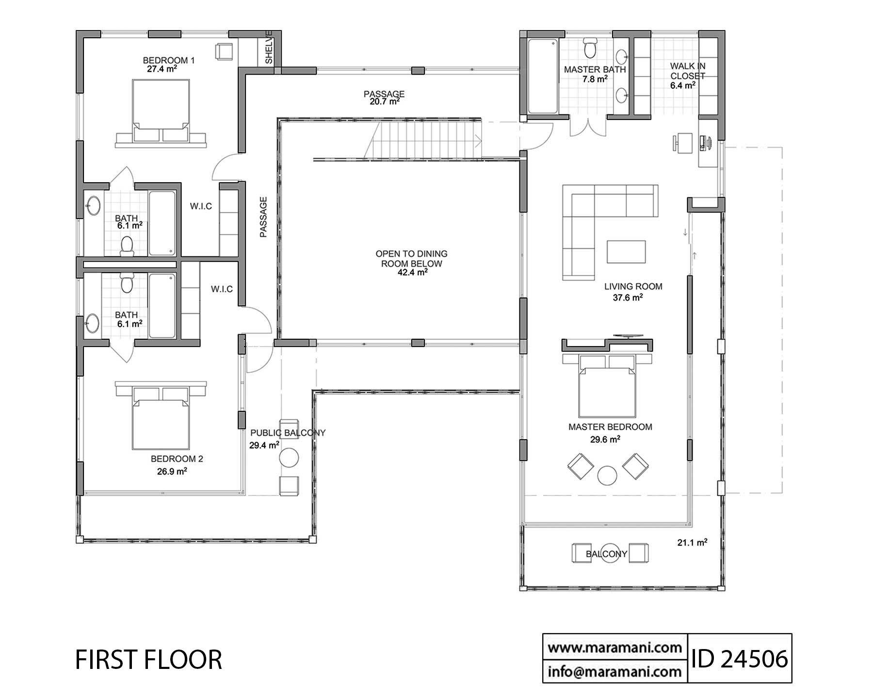 4 Bedroom House Plan - ID 24506