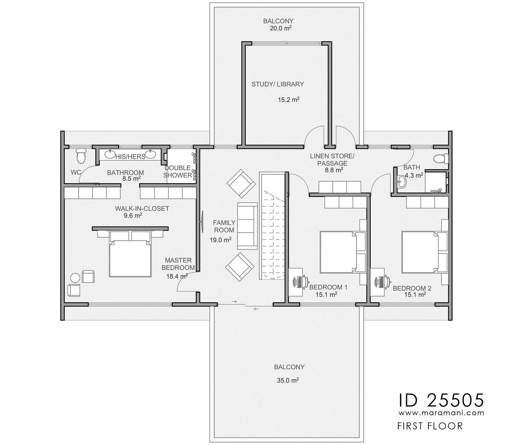 Cross house - ID 25505