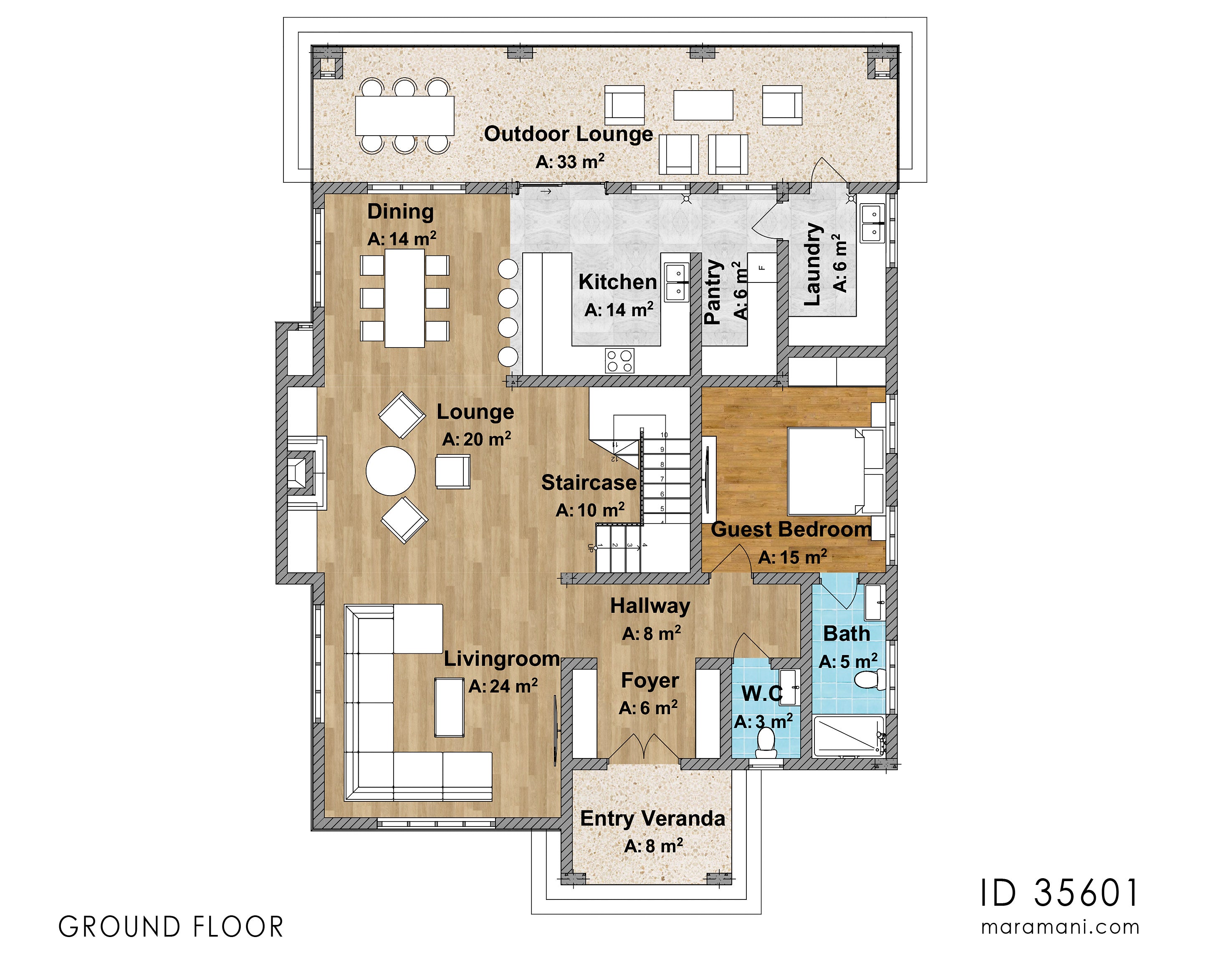 5 Bedroom house - ID 35601