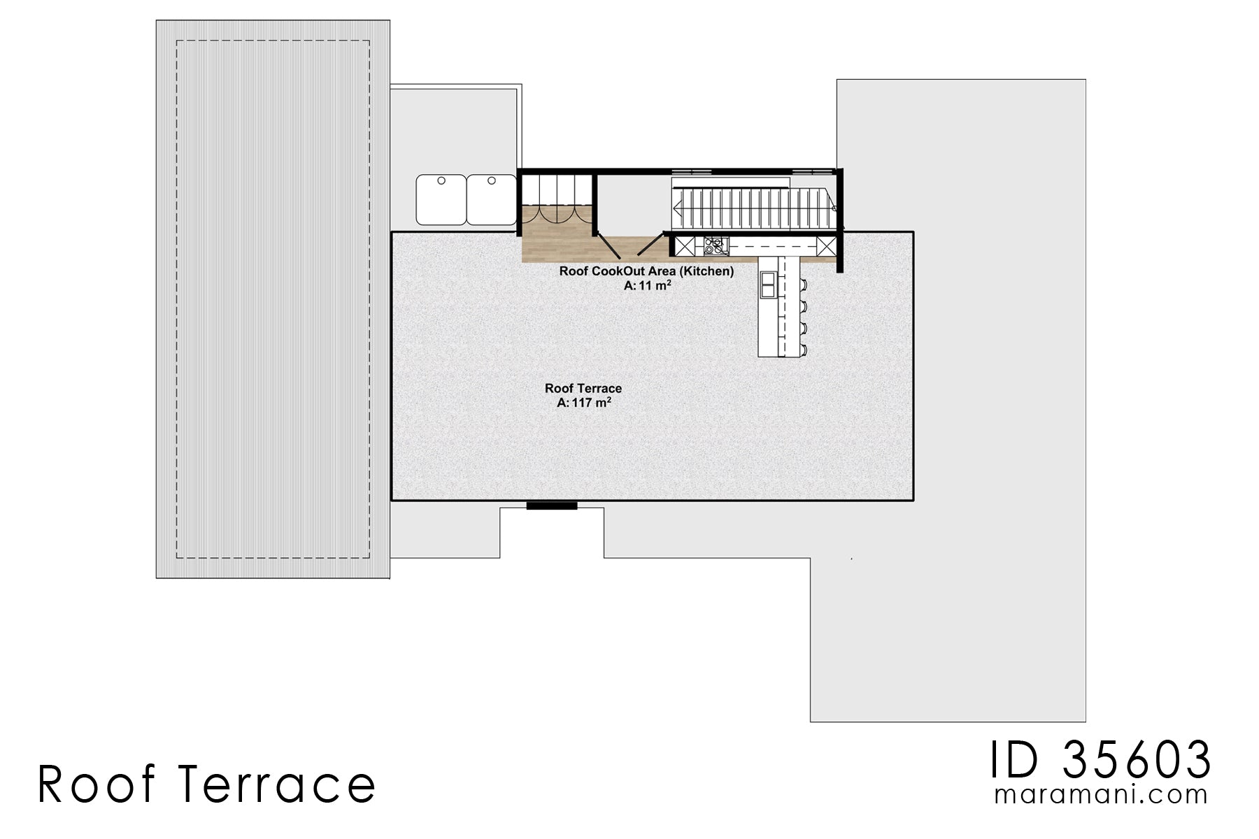 Contemporary 5 bedroom house design - ID 35603