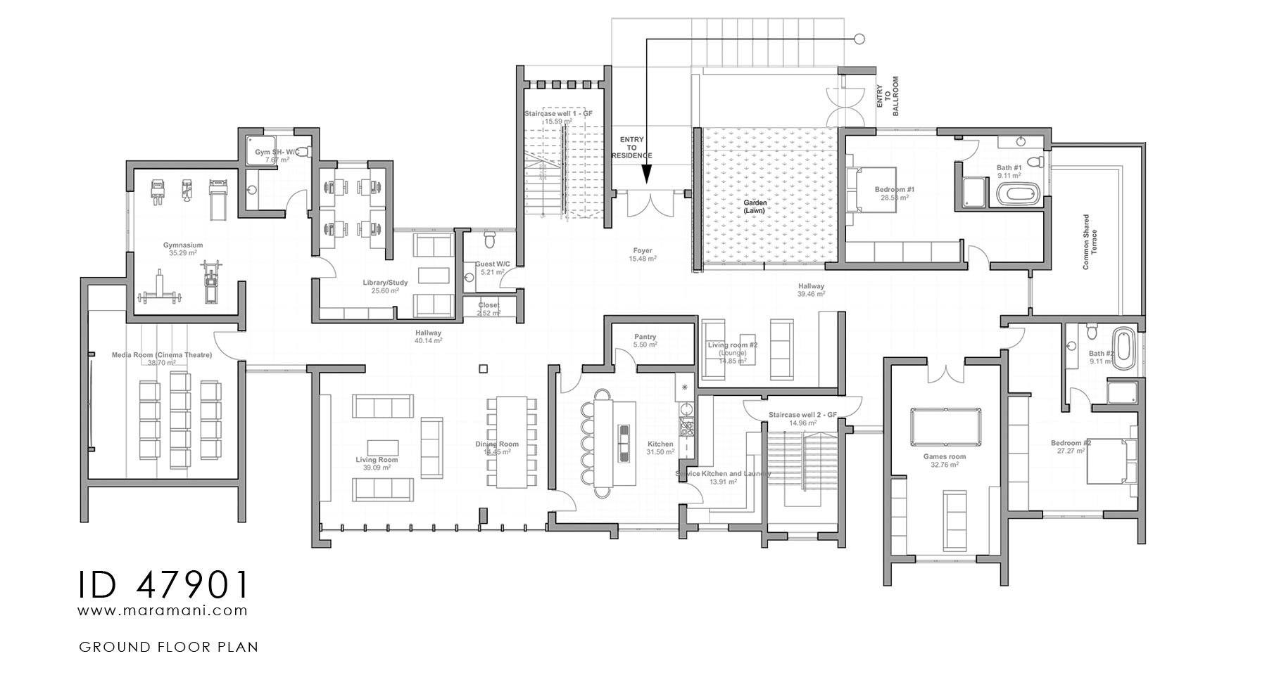Contemporary mega mansion - ID 47901