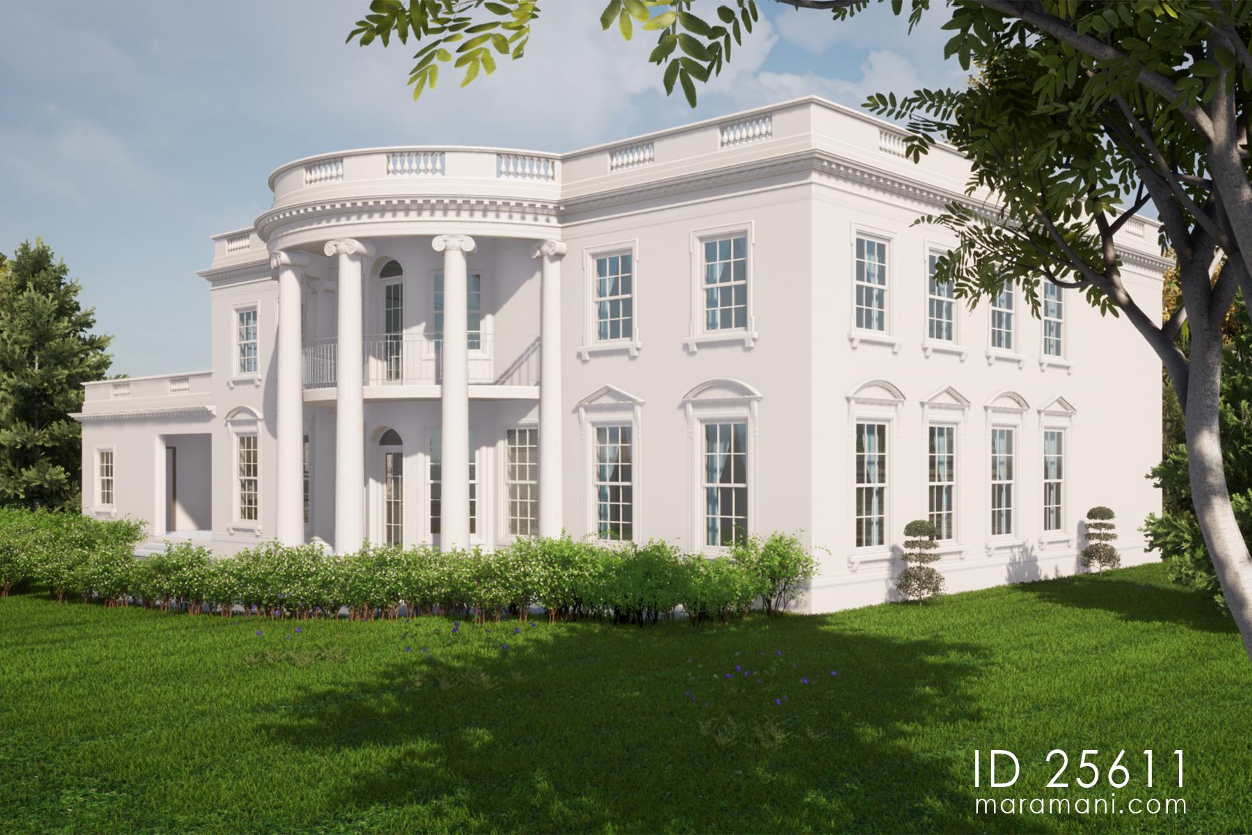 Neo-Classical 5 Bedroom Double Storey House - ID 25611