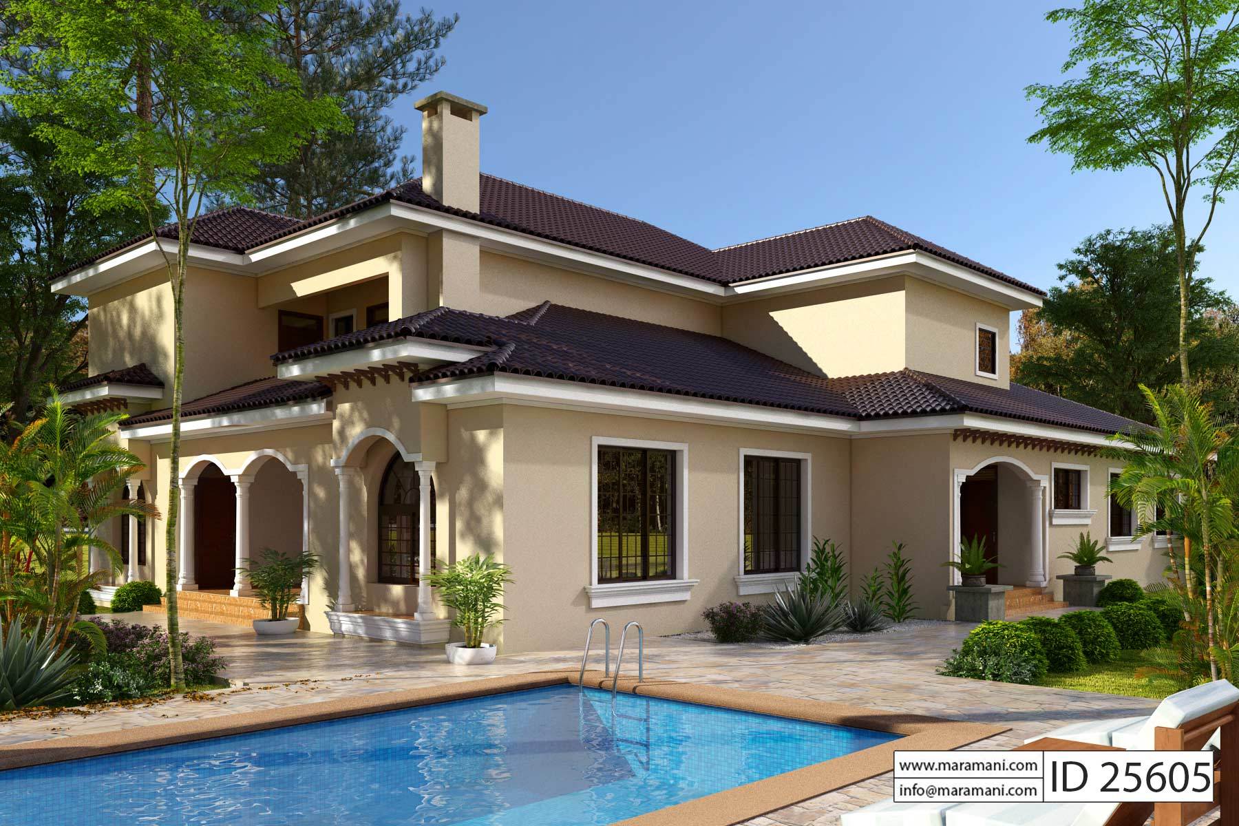 5 Bedroom House Plan - ID 25605