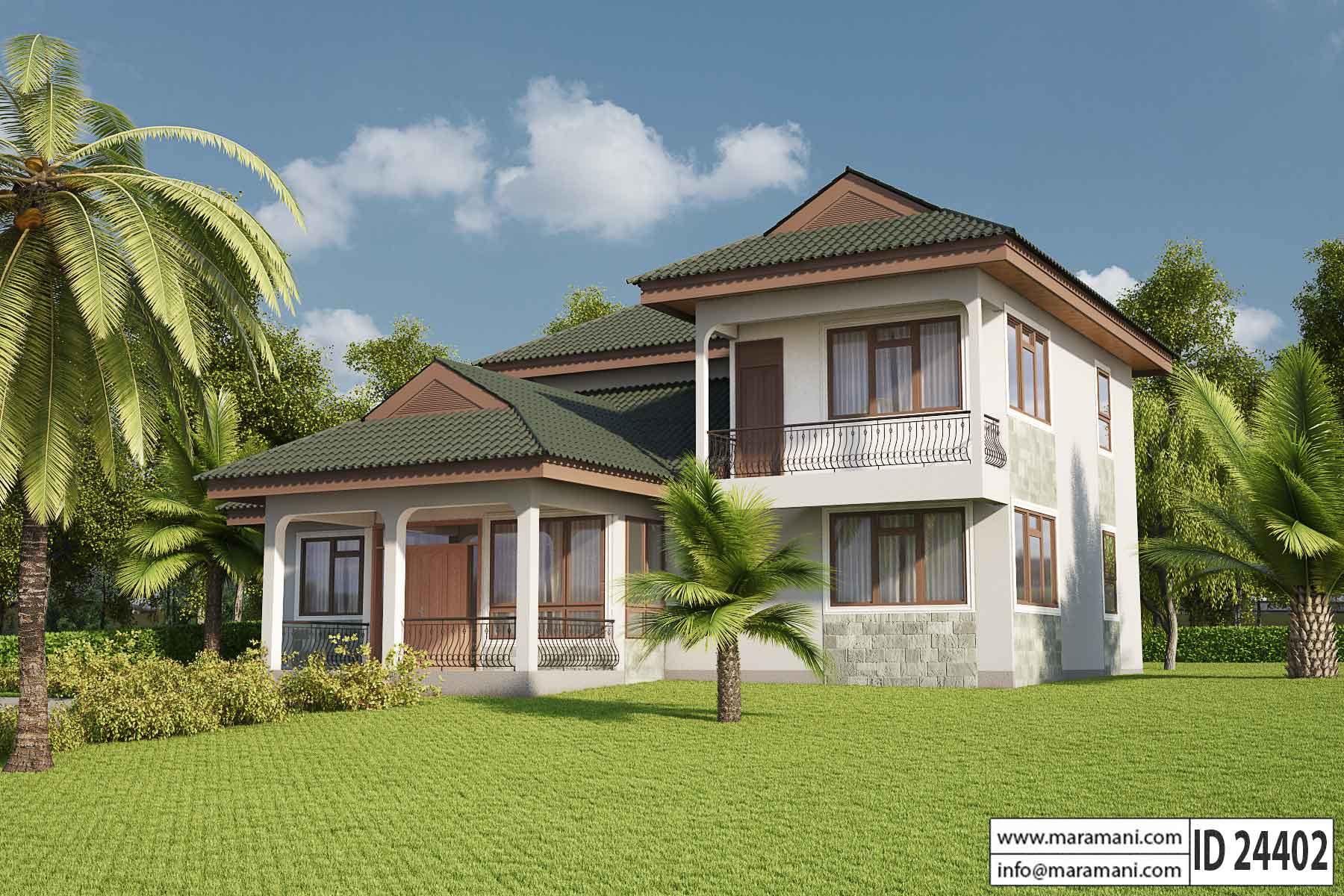 Four Bedrooms Villa Design - ID 24402 - House Designs by Maramani, image size:1800x1200