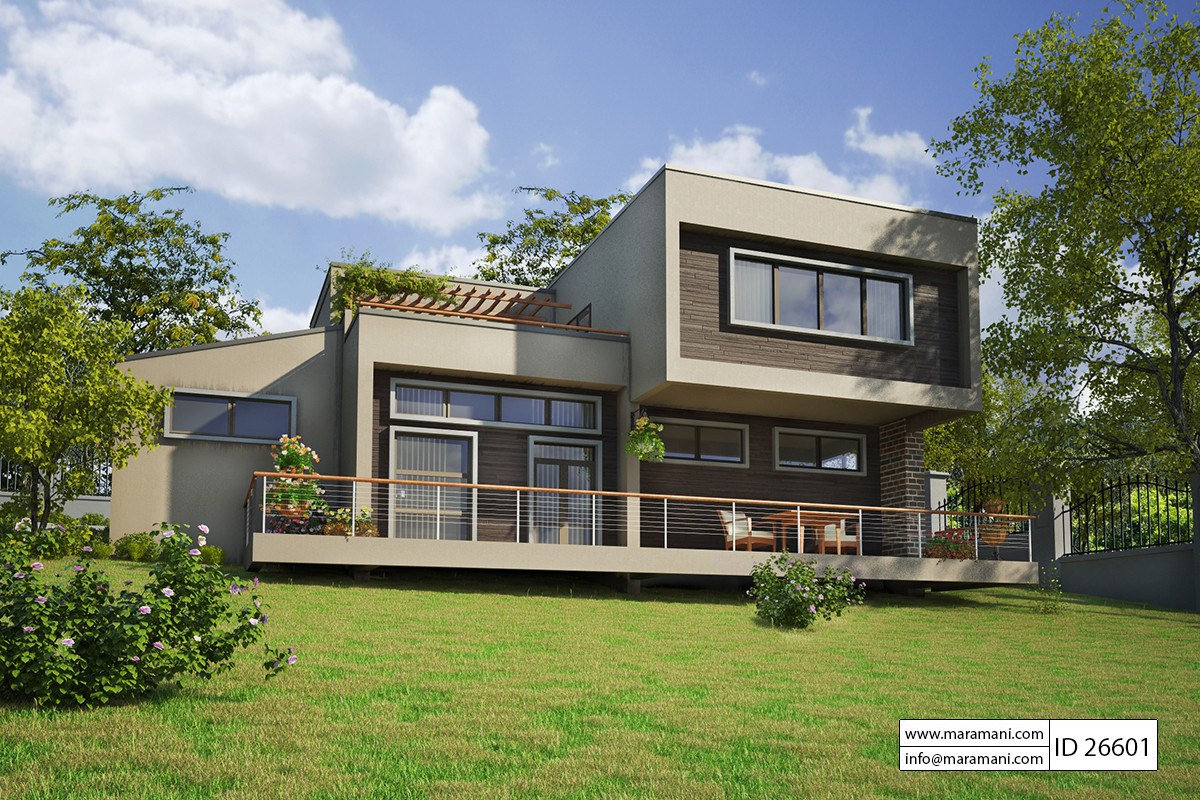 6 Bedroom Modern Luxury House Plan - ID 26601 - House Designs by Maramani, image size:1200x800