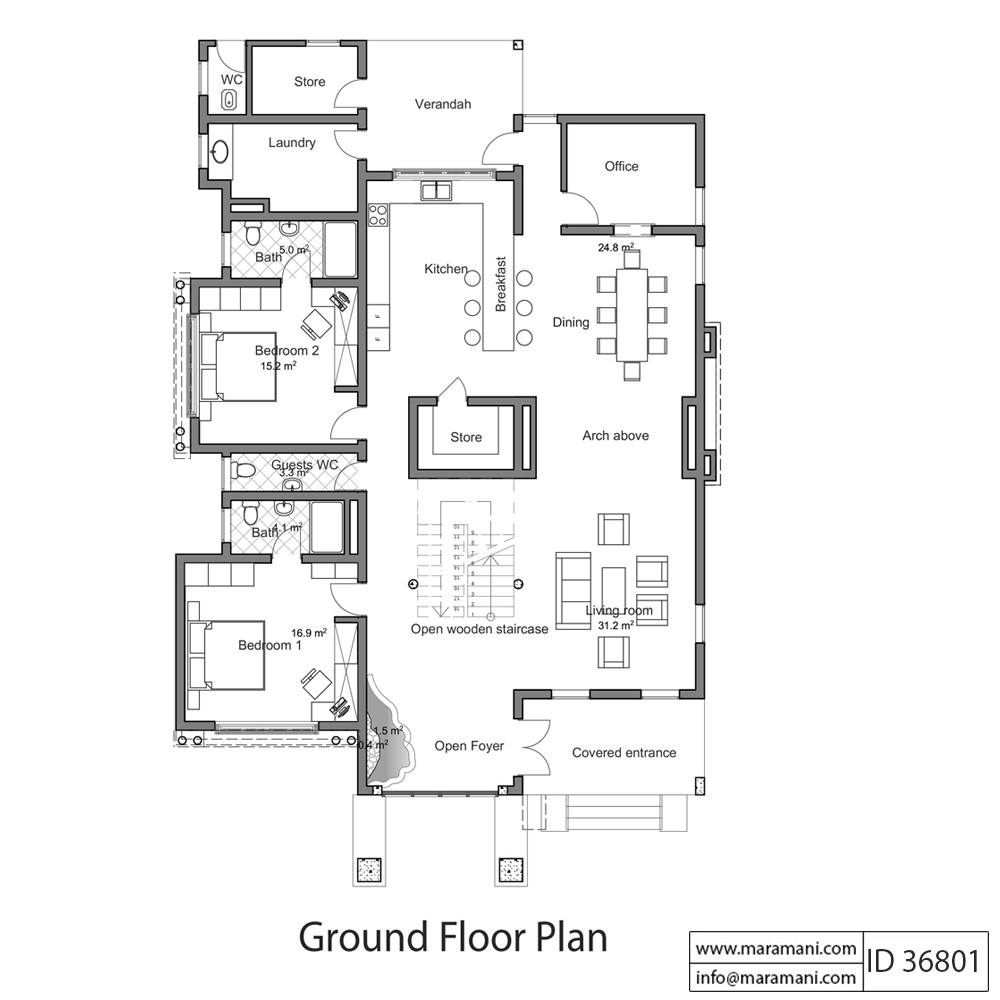 6 Bedroom House Design - ID 36801